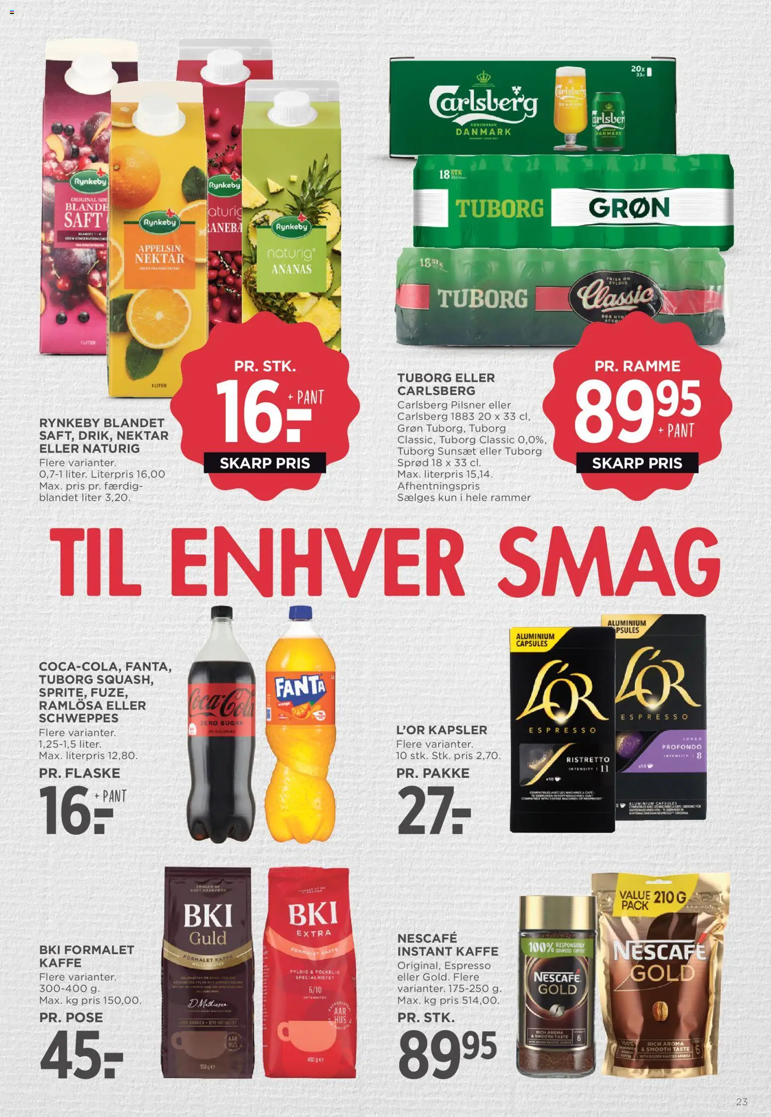 Meny tilbudsavis – gyldig fra 27.12.2025 | Side: 35 | Produkter: Rammer, Kaffe, Fanta, Instant Kaffe