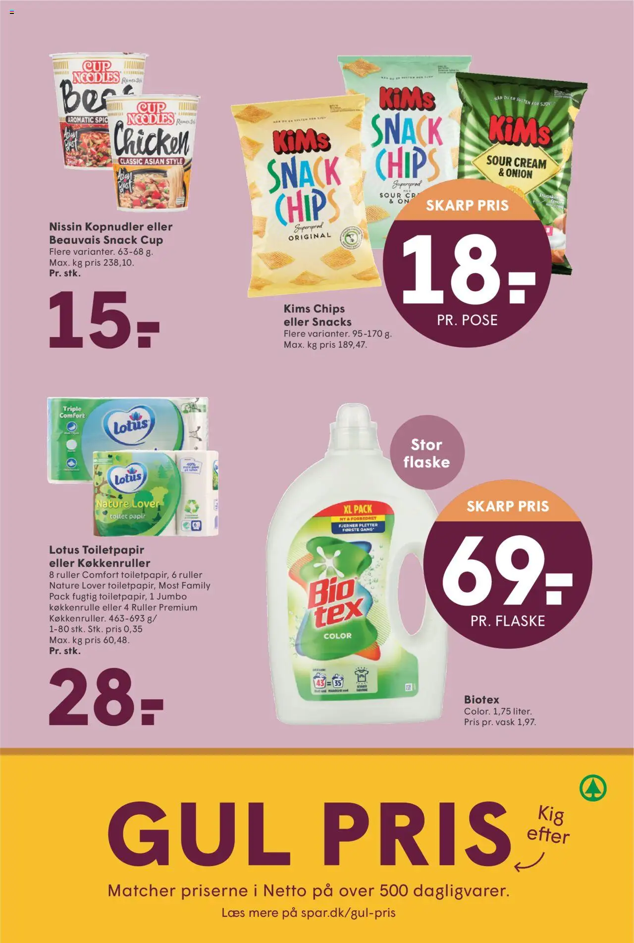 Spar tilbudsavis – gyldig fra 05.09.2025 | Side: 10 | Produkter: Chips, Kopnudler, Toilet