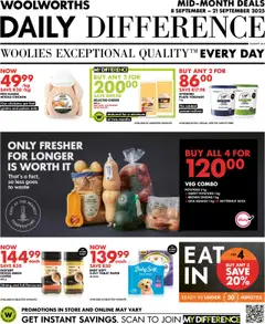Woolworths specials catalogue – valid from 08.09.2025
