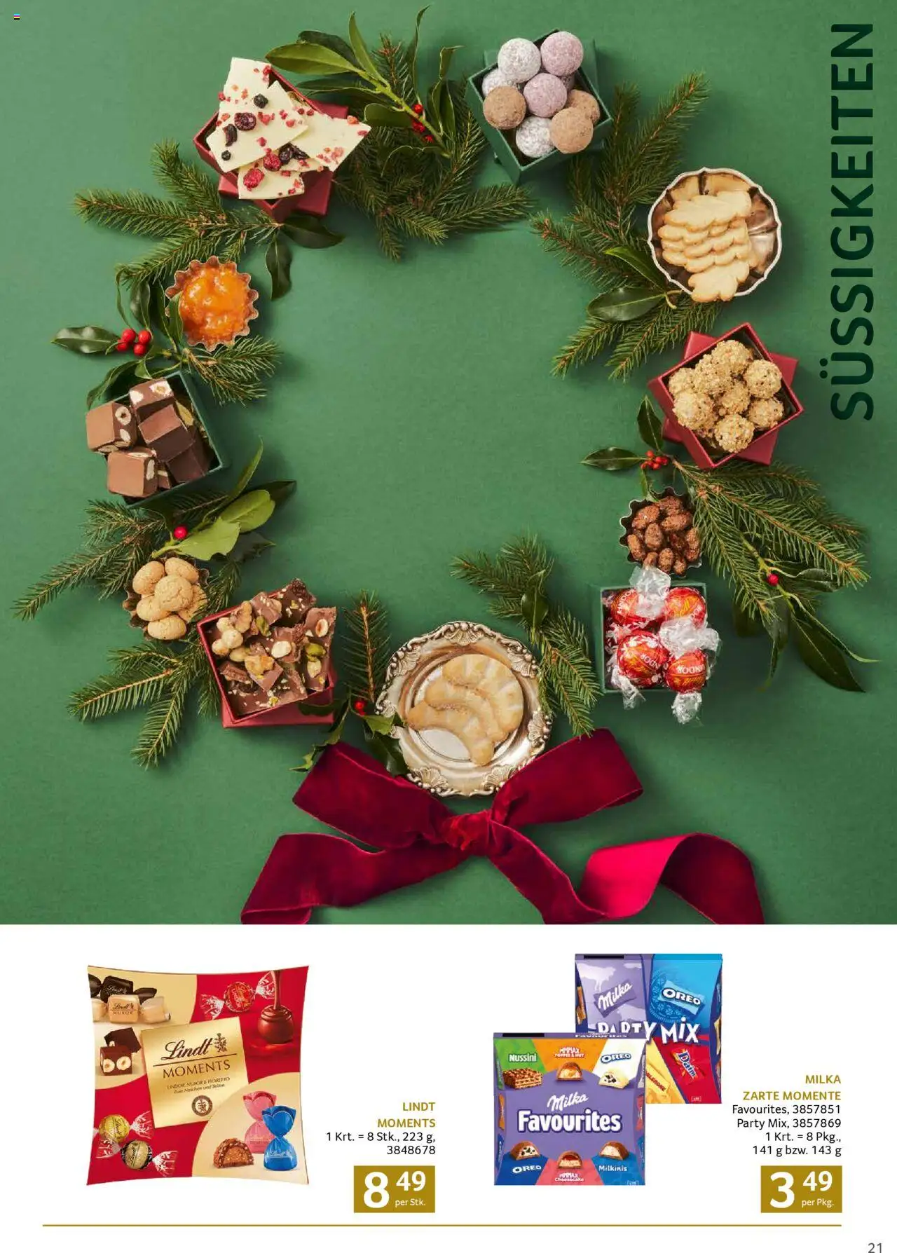 Transgourmet Weihnachtskatalog 2025 gültig ab 13.10.2025 | Seite: 21 | Produkte: Süßigkeiten