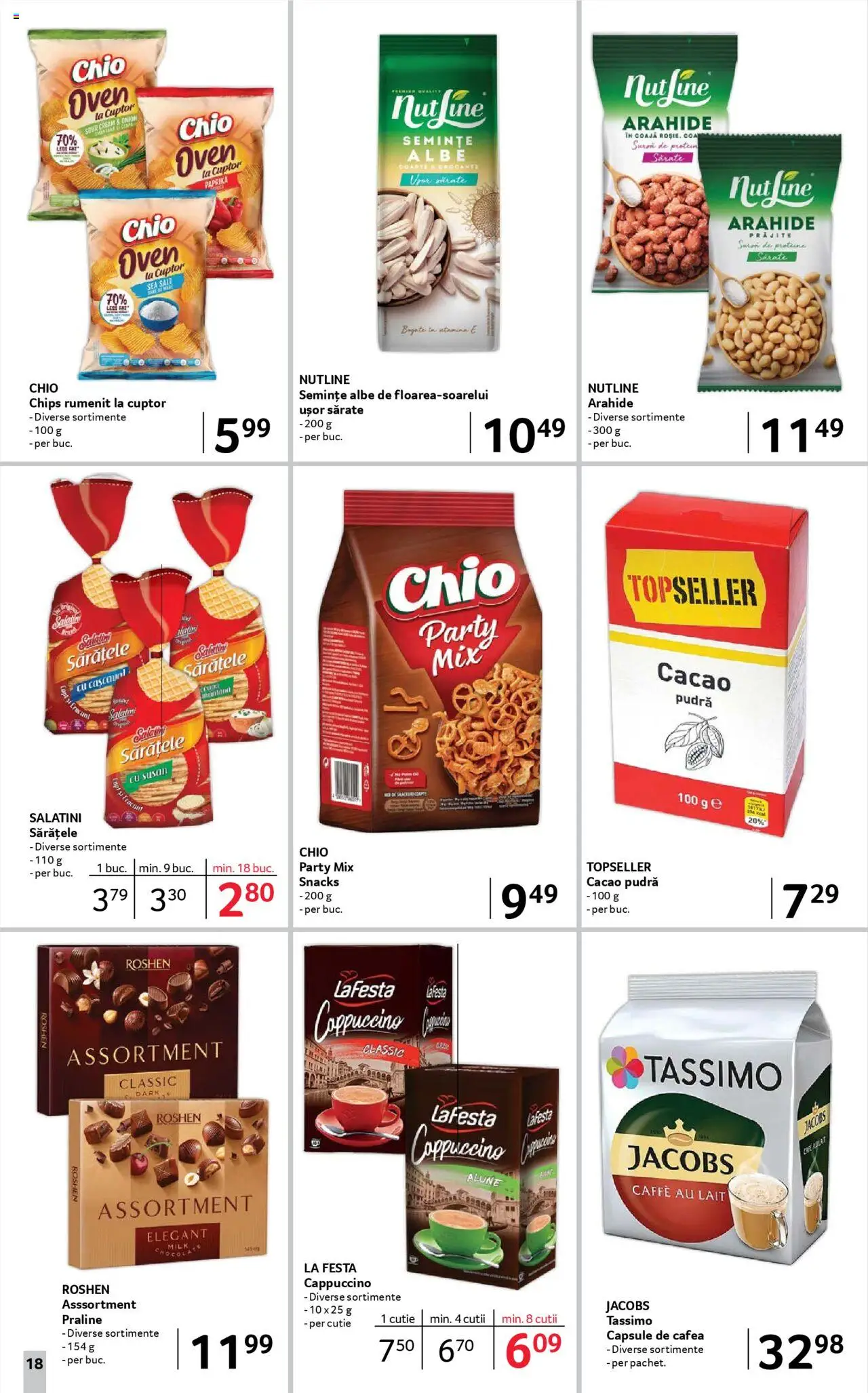 Catalog Selgros - Food – valabil de la 08.08.2025 | Pagină: 18 | Produse: Cuptor, Semințe, Alune, Cafea