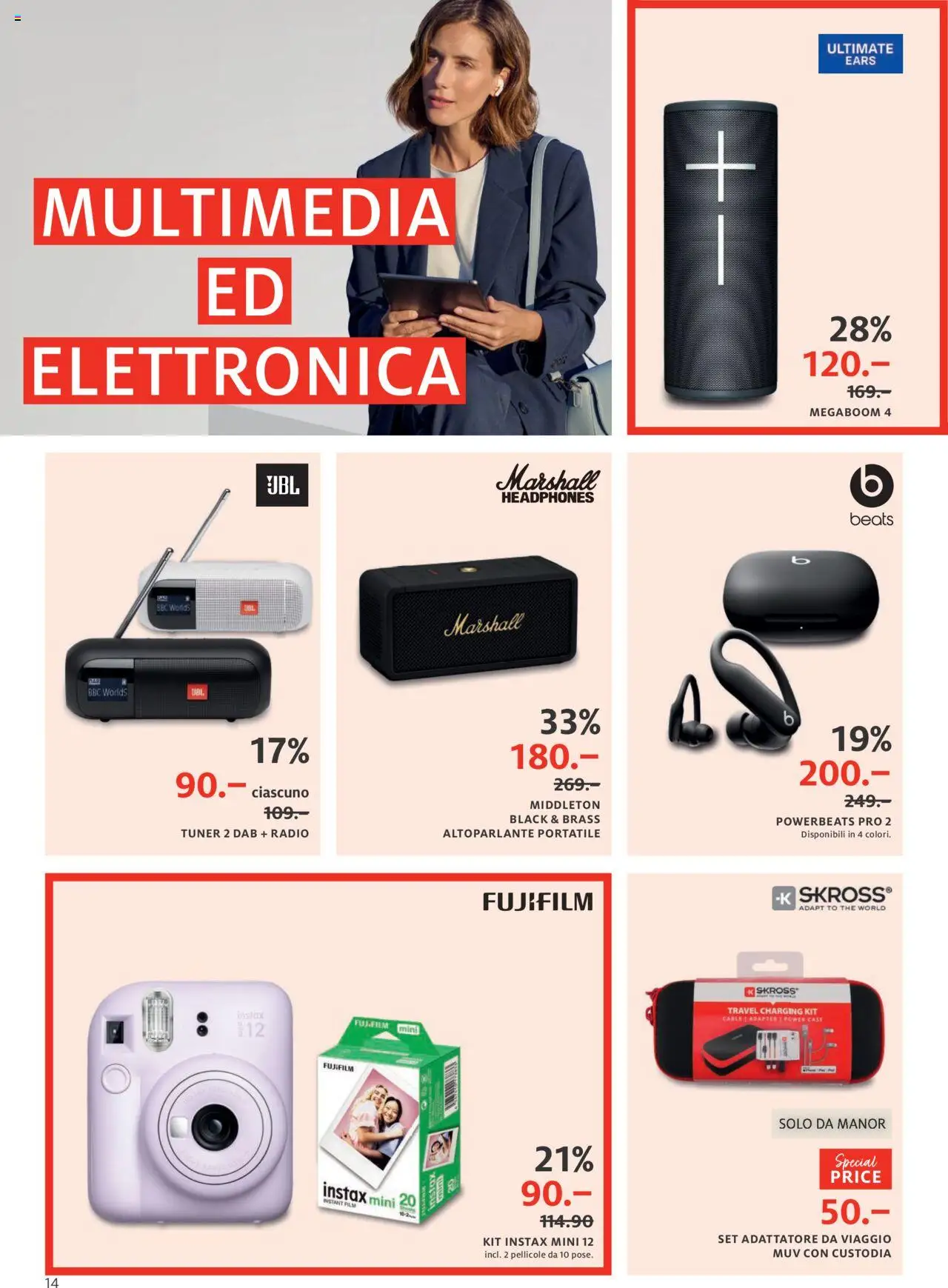 Manor Sale IT ab 24.06.2025 | Seite: 14 | Produkte: Radio, Adapter