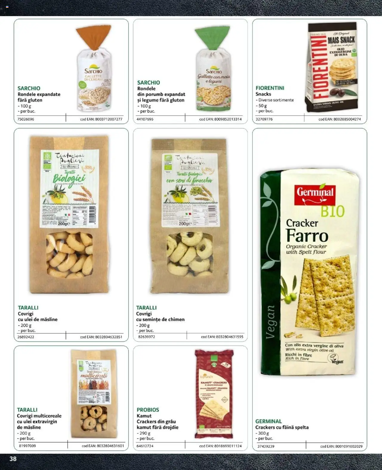 Noul catalog Selgros – valabil de la 09.02.2024 | Pagină: 38 | Produse: Măsline, Ulei, Porumb, Legume