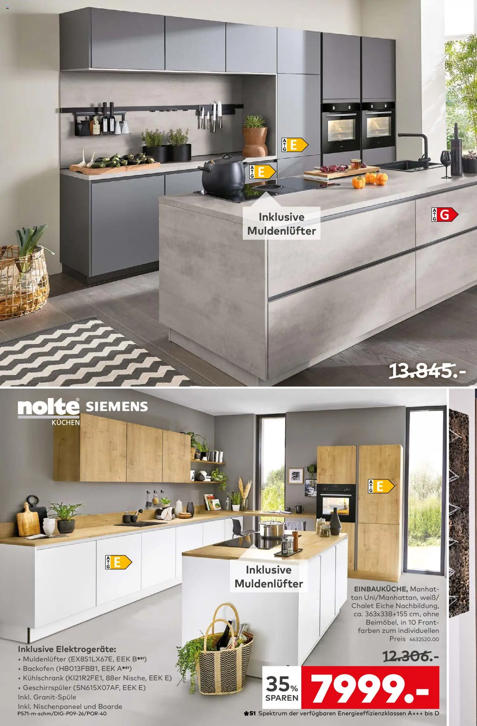 Porta! Küchentester gesucht: Jetzt Traumküche zum halben Preis und weitere Vorteile sichern - Bad Vilbel-Dortelweil – gültig ab 15.02.2026 | Seite: 4 | Produkte: Siemens, Geschirrspüler, Kühlschrank, Backofen