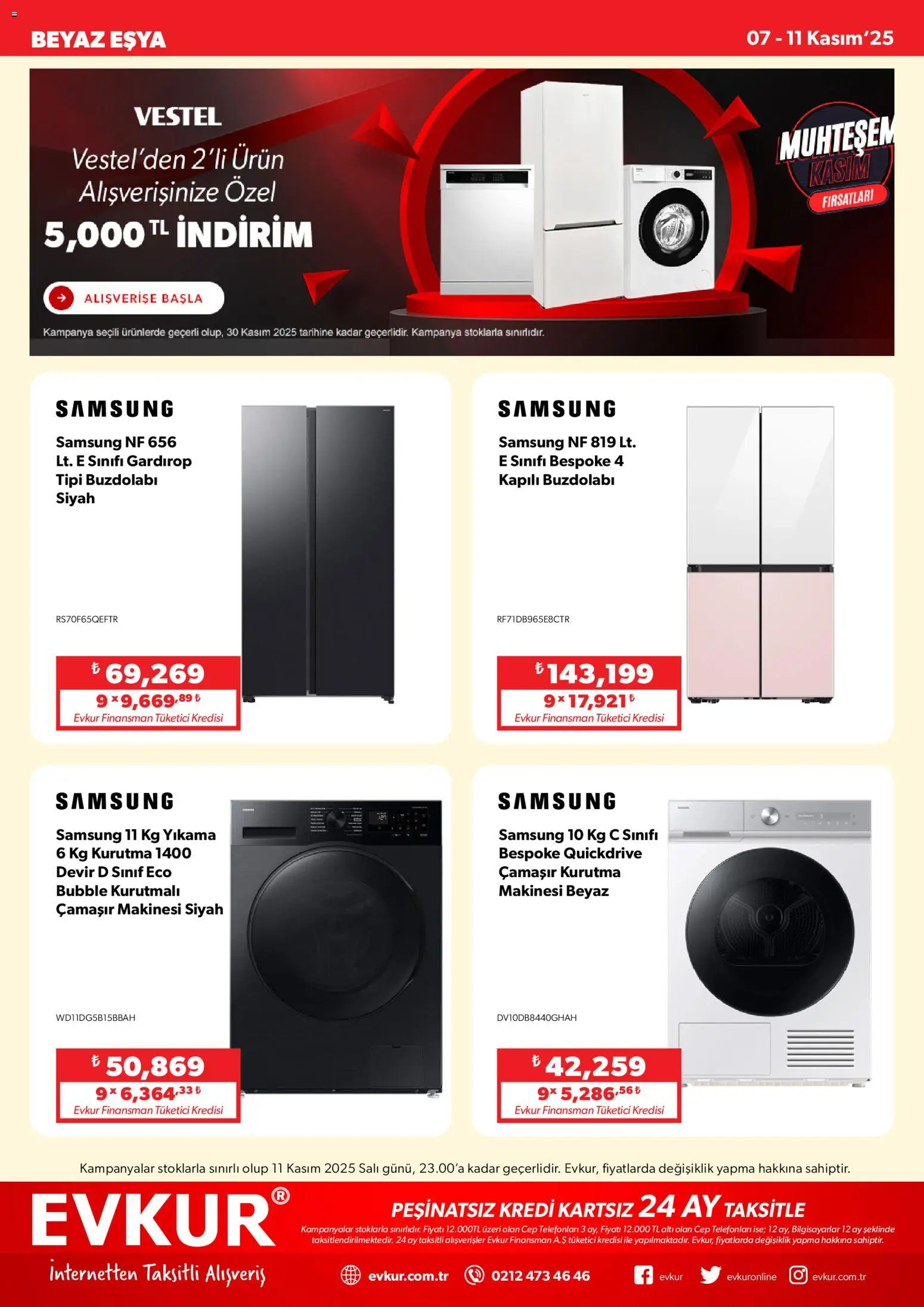Evkur Black Friday - 07.11.2025 tarihinden itibaren geçerlidir | Sayfa: 4 | Ürünler: Gardırop, Buzdolabı, Çamaşır makinesi