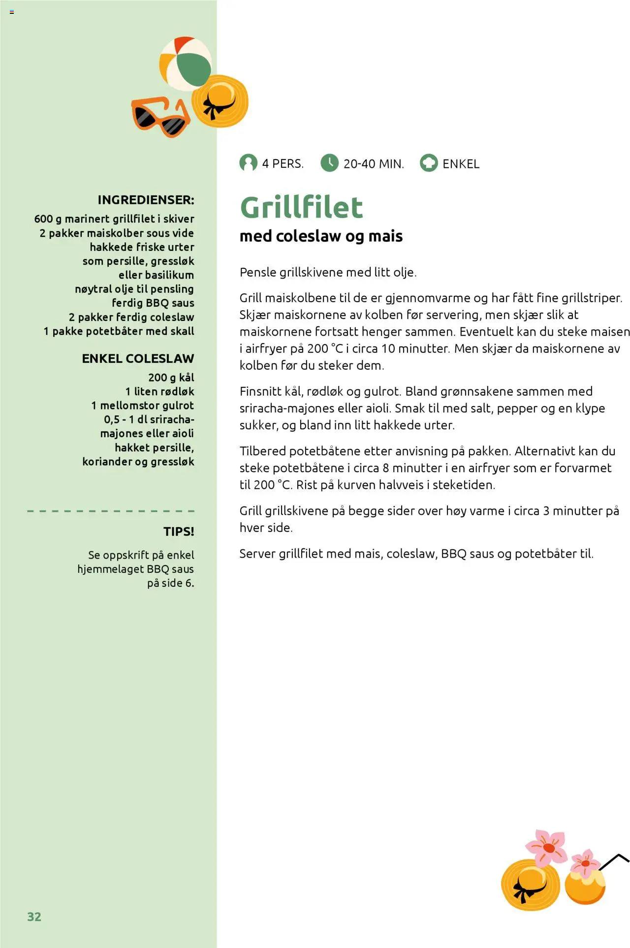  | Side: 32 | Produkter: Airfryer, Grill, Суміш дитяча, Rist