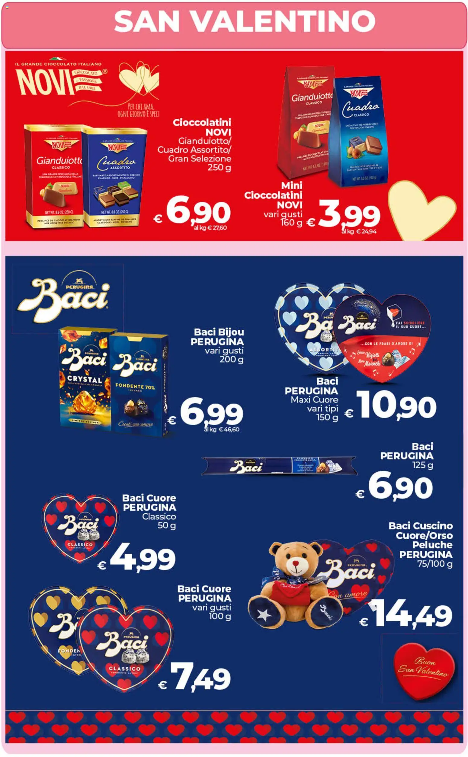 Volantino COOP del 13.02.2026 | Pagina: 45 | Prodotti: Cioccolato, Nocciole, Cioccolatini, Cuscino