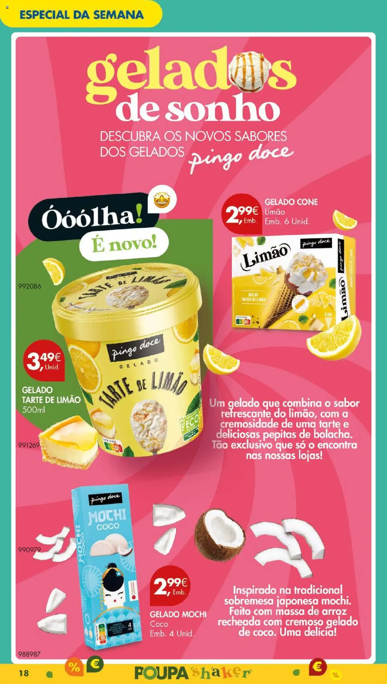 Pingo Doce folheto │ válido de 01.07.2025 | Página: 22 | Produtos: Massa de arroz, Tarte, Arroz, Massa