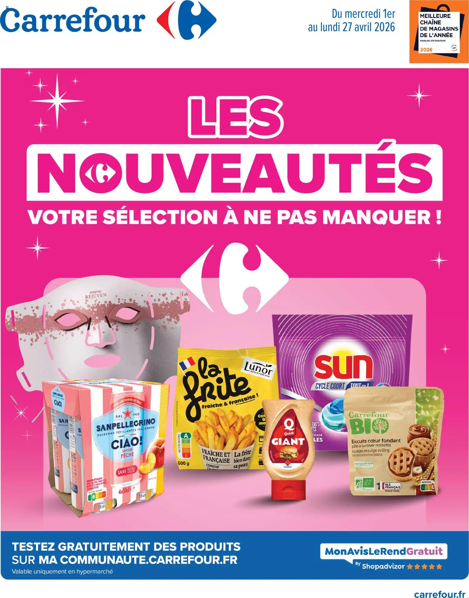 {H1} | Page: 1 | Produits: Noisette, Pêche, Pâte à tartiner, Biscuits