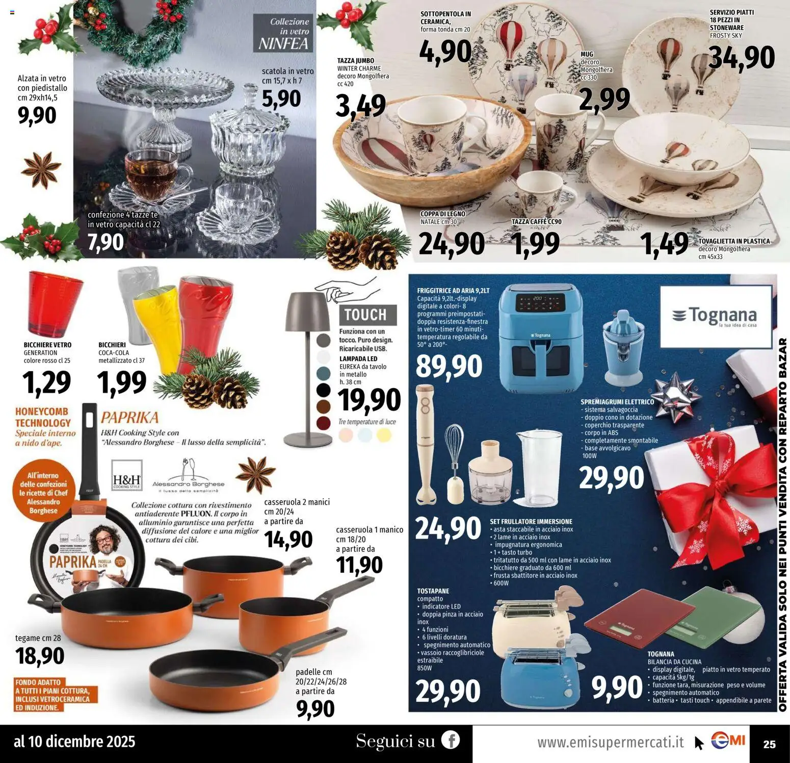 Volantino EMI del 27.11.2025 | Pagina: 25 | Prodotti: Tè, Sottopentola, Tavolo, Scatola