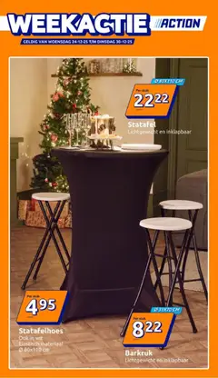 Action folder week 52 - Voorbeeld van een folder van Action, geldig van 24.12.2025