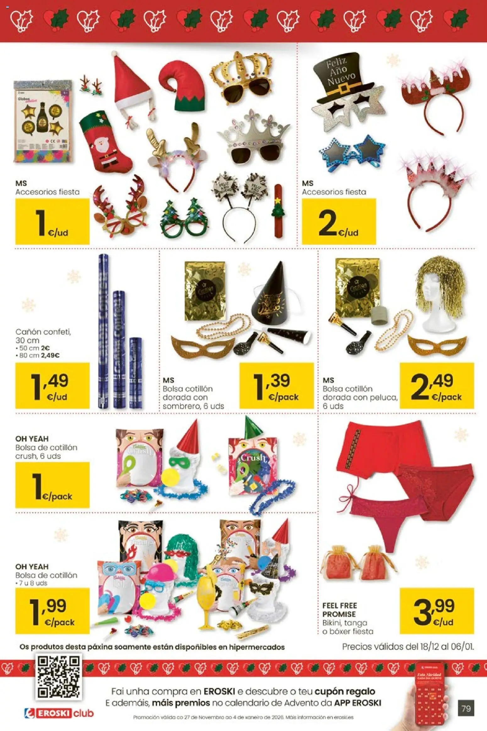 Eroski - Navidad  │ válido desde el 18.12.2025 | Página: 79 | Productos: Bolsa