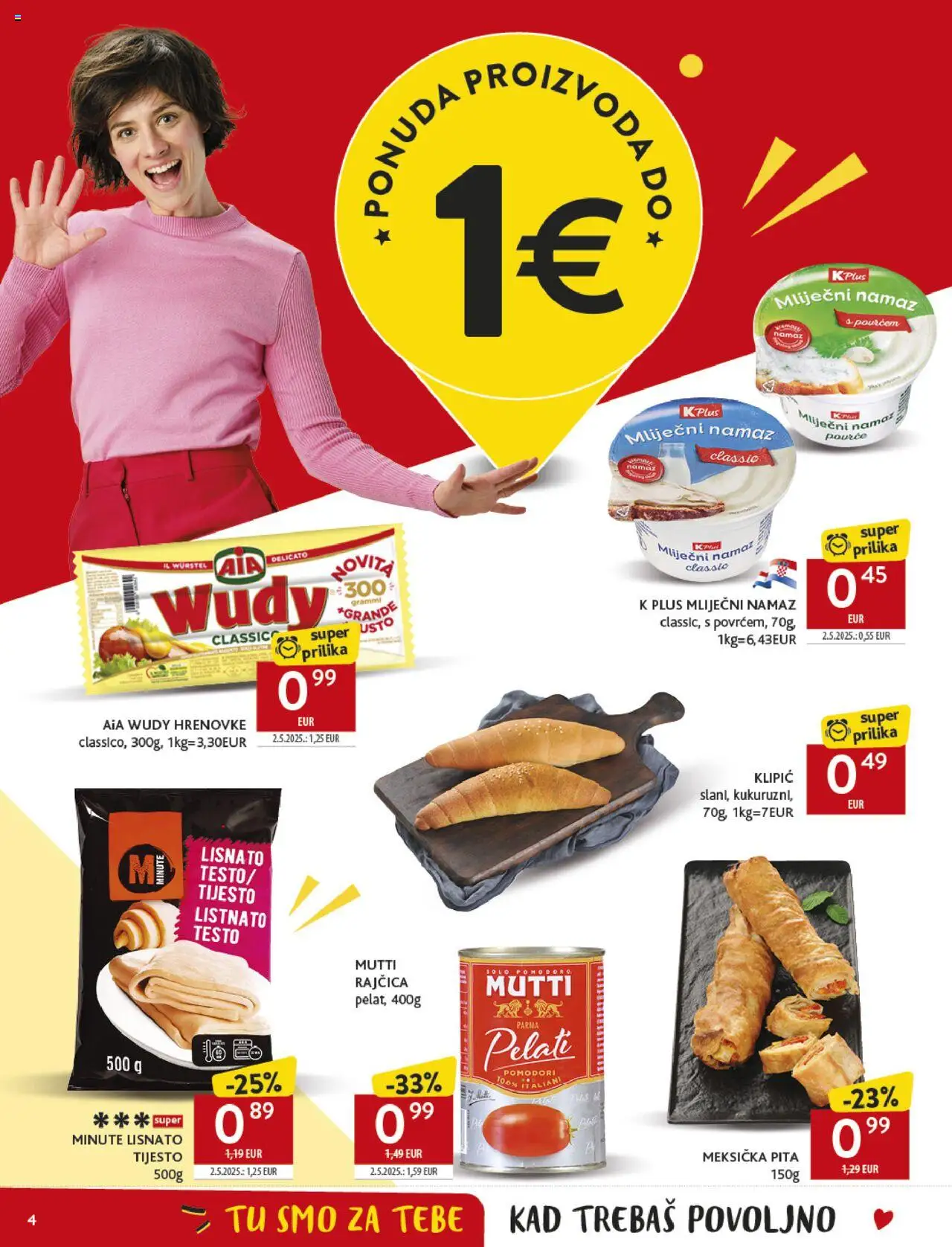 Konzum HR akciós ujság - amely érvényes a következő dátumtól: 17.09.2025 | Oldal: 4 | Termékek: Pita