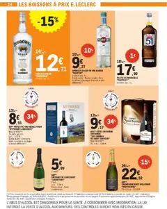 E.Leclerc - Prévisualisation de AOC(5) CHAMPAGNE BRUT MILLÉSIMÉ "MONTAUDON", 75 cl. Le L: 30,03 €. valide à partir de 14.10.2025 | Page: 24