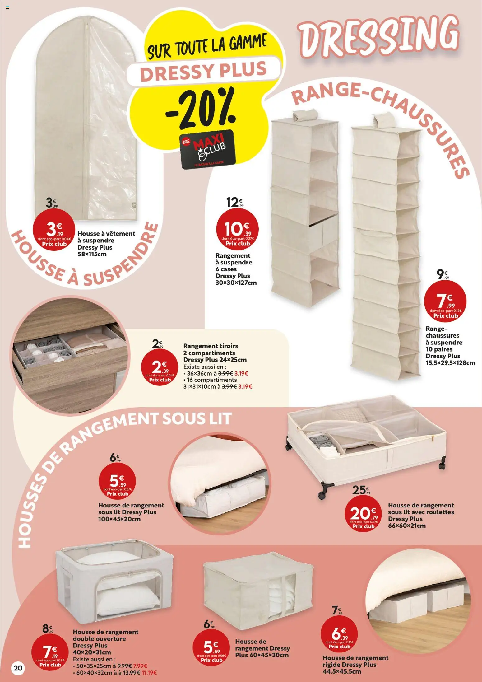 {H1} | Page: 20 | Produits: Lit, Range chaussures, Tiroirs, Dressing