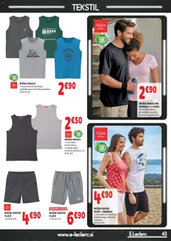 E.leclerc katalog │ velja od 20.08.2025 | Stran: 43 | Izdelki: Trenirka, Majica, Hlace