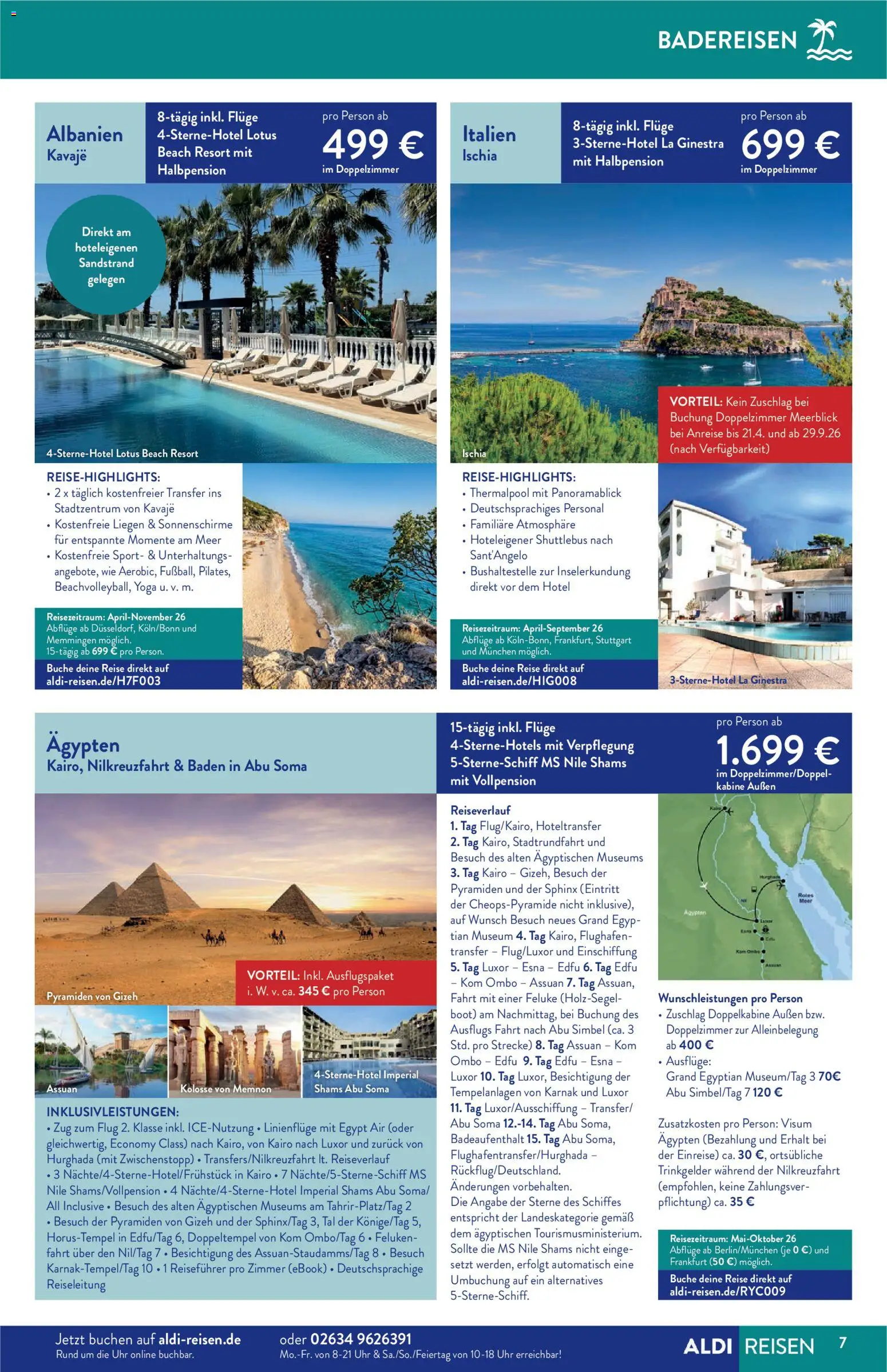Aldi Reisen Prospekt 	 – gültig ab 01.03.2026 | Seite: 7 | Produkte: Uhr