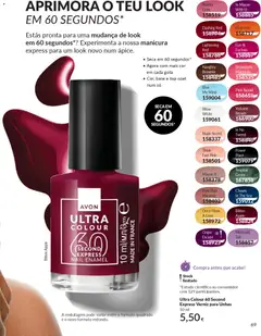 Pré-visualização Ultra Colour 60 Second Express Verniz para Unhas, Ultra Colour 60 Second Express Verniz para Unhas 10 ml válido de 01.02.2026 | Página: 75