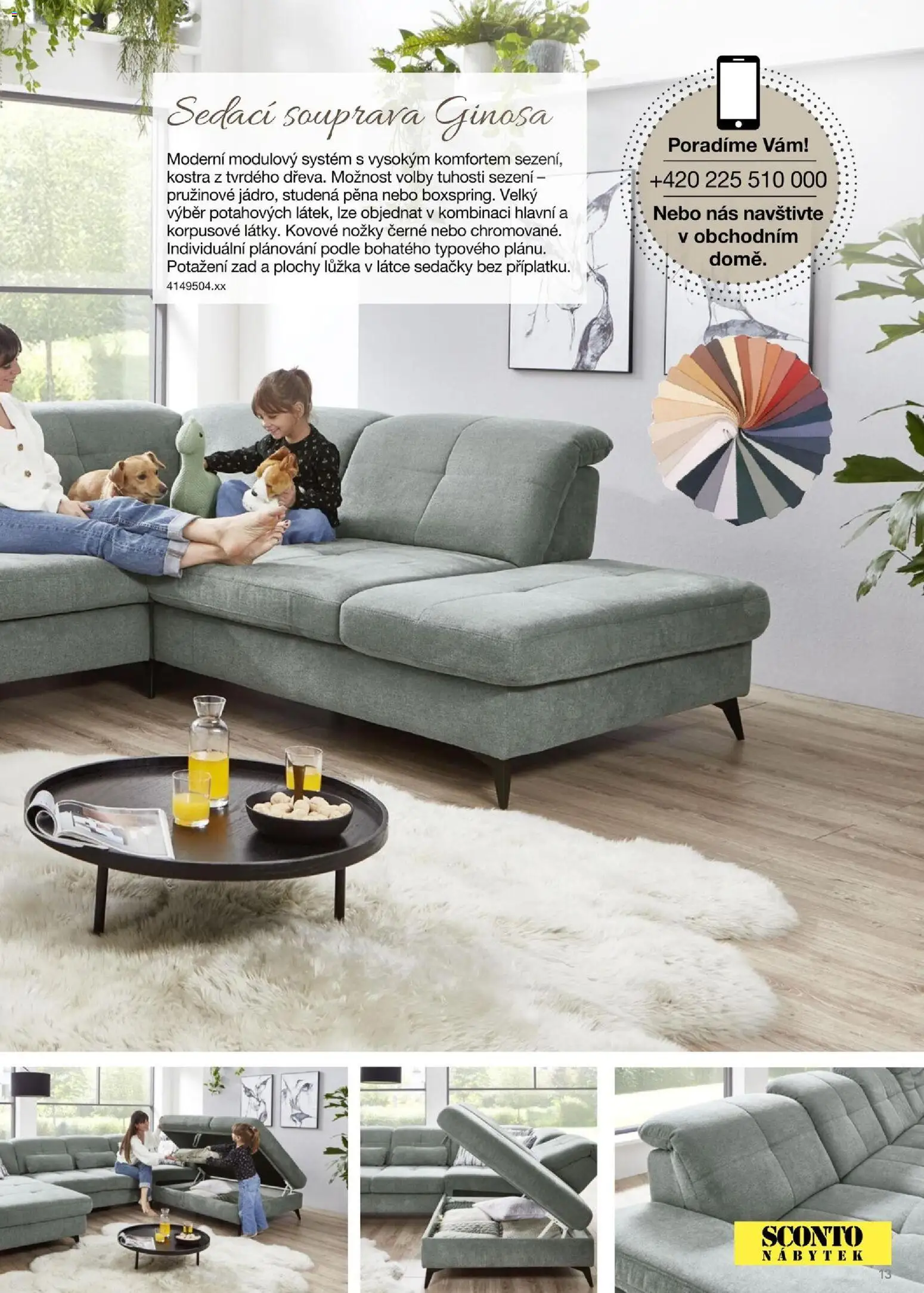 Sconto nábytek katalog - Sedací soupravy od 01.01.2026 | Strana: 13 | Produkty: Sedací souprava, Nábytek, Sedačky