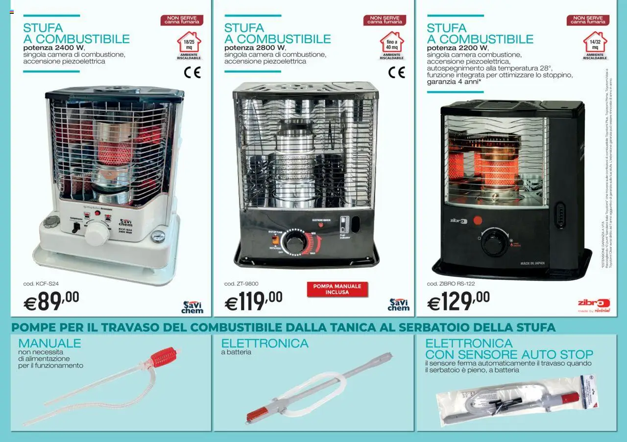 Volantino Brico OK del 11.09.2025 | Pagina: 2 | Prodotti: Stufa, Tanica, Batteria