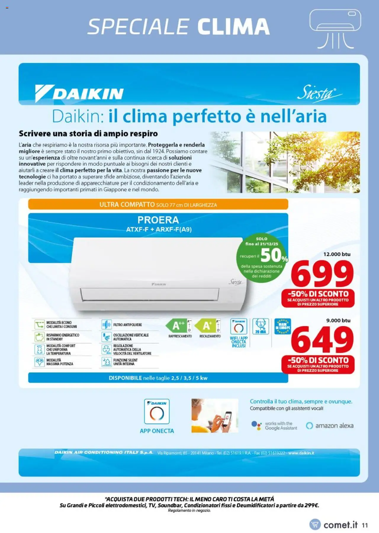 Volantino Comet del 26.09.2025 | Pagina: 11 | Prodotti: Ventilatore, The
