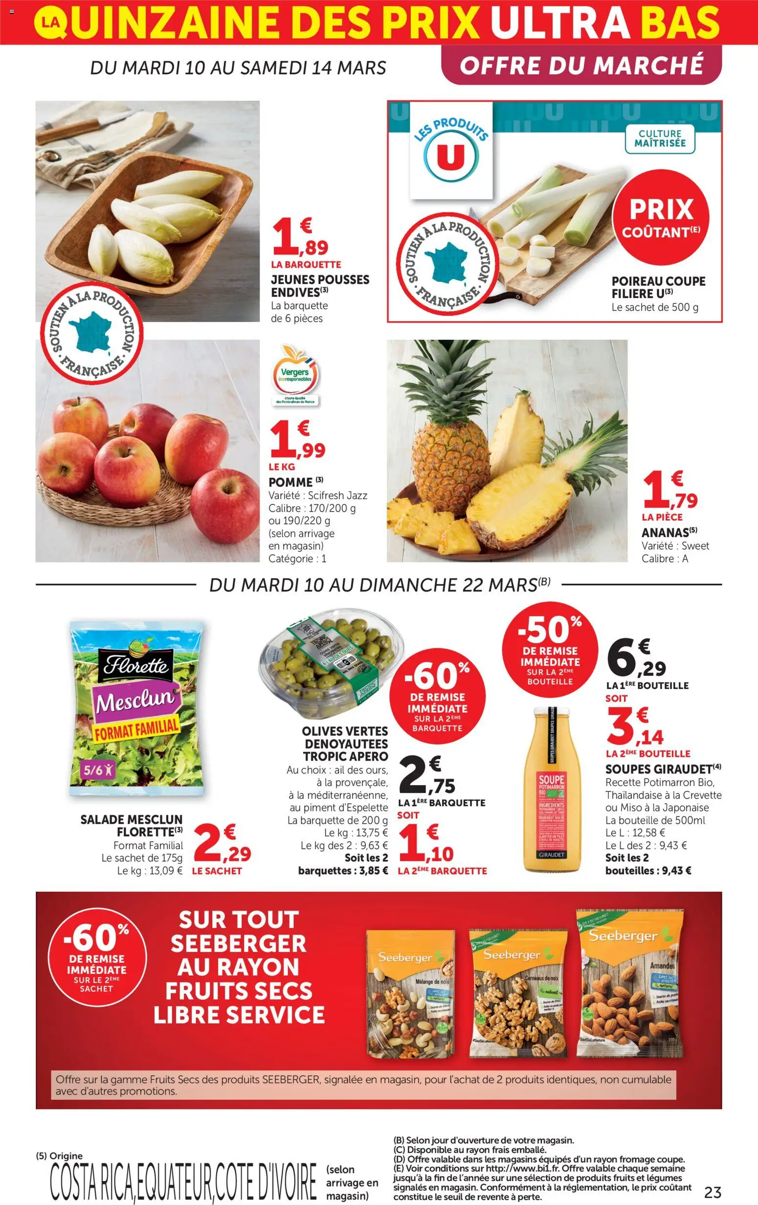 {H1} | Page: 23 | Produits: Olives, Poireau, Ail, Amandes