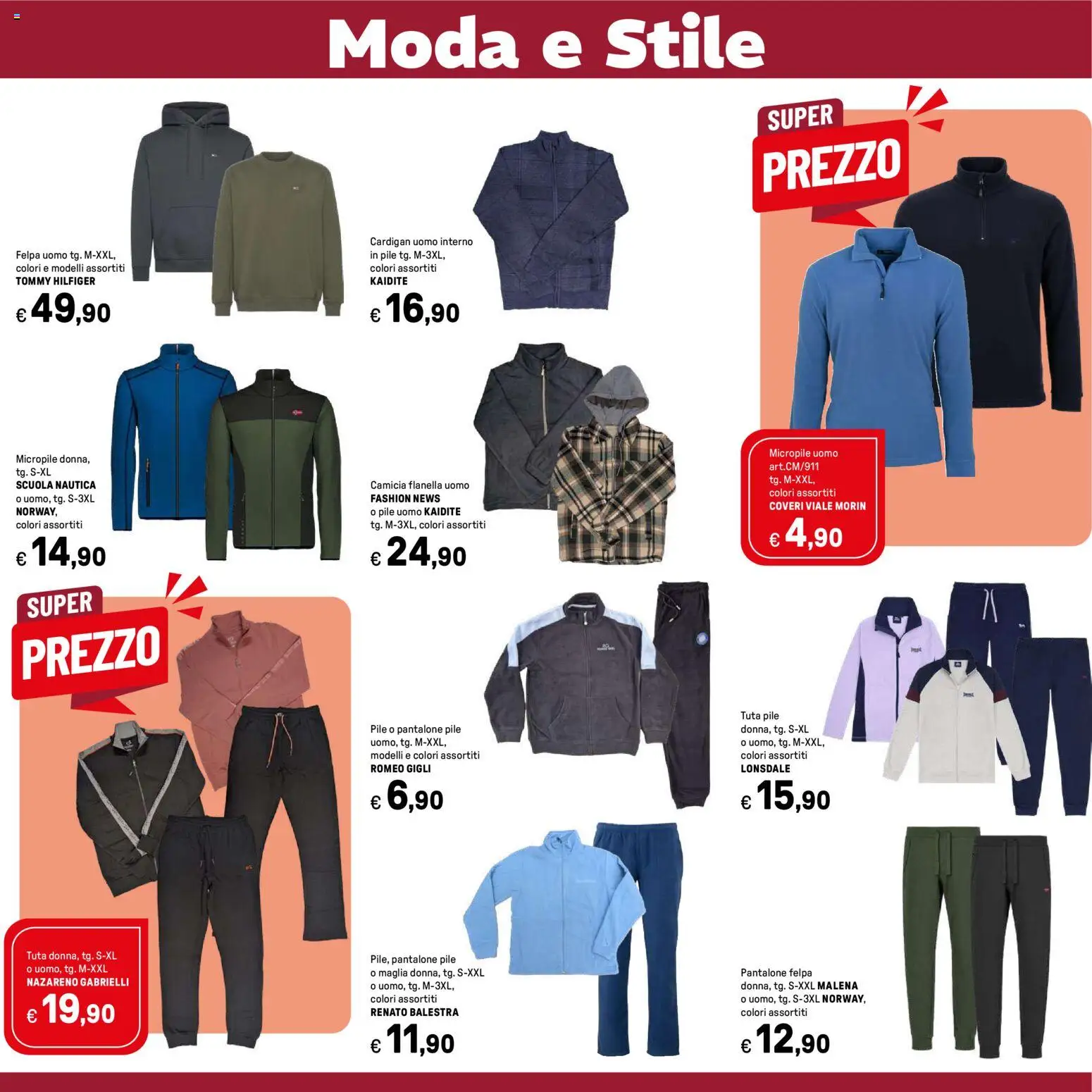 Volantino Iper del 31.12.2025 | Pagina: 43 | Prodotti: Pile, Camicia, Felpa, Cardigan