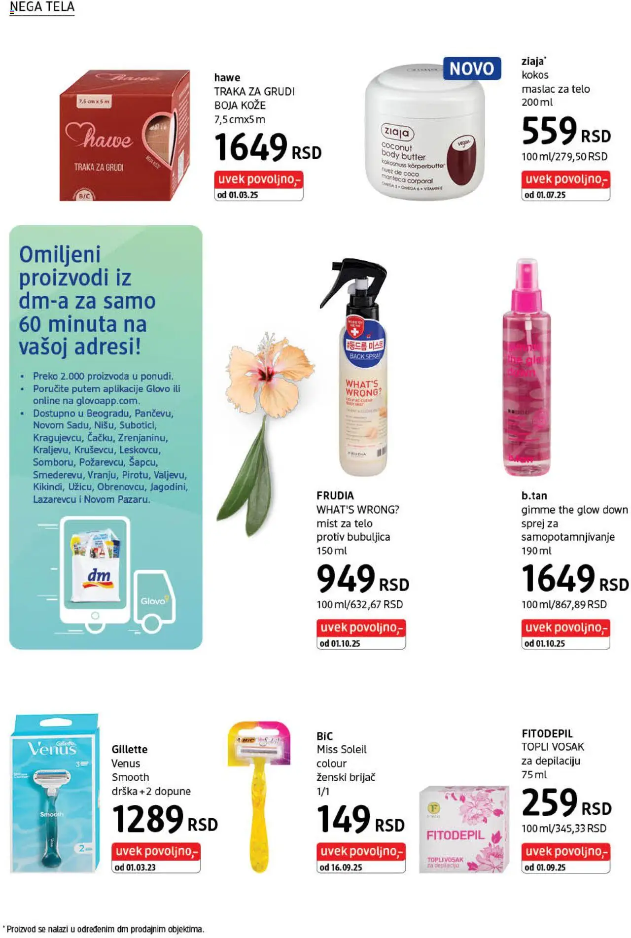 DM Drogerie katalog - važi od 01.10.2025 | Strana: 26 | Proizvode: Gillette, Brijač, Maslac