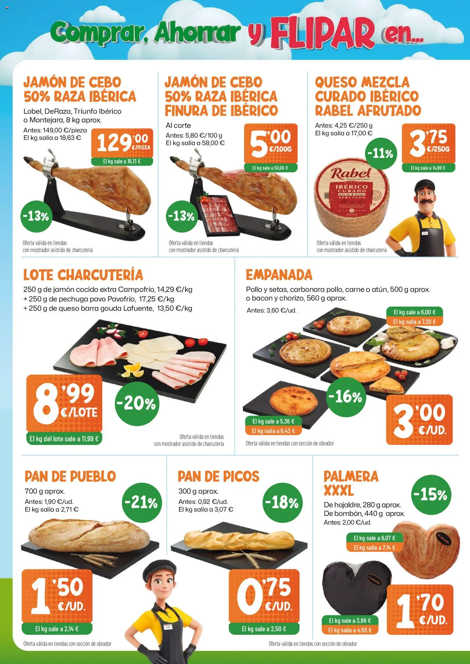 AhorraMas folleto │ válido desde el 29.01.2026 | Página: 4 | Productos: Queso, Pan, Jamón, Jamón cocido