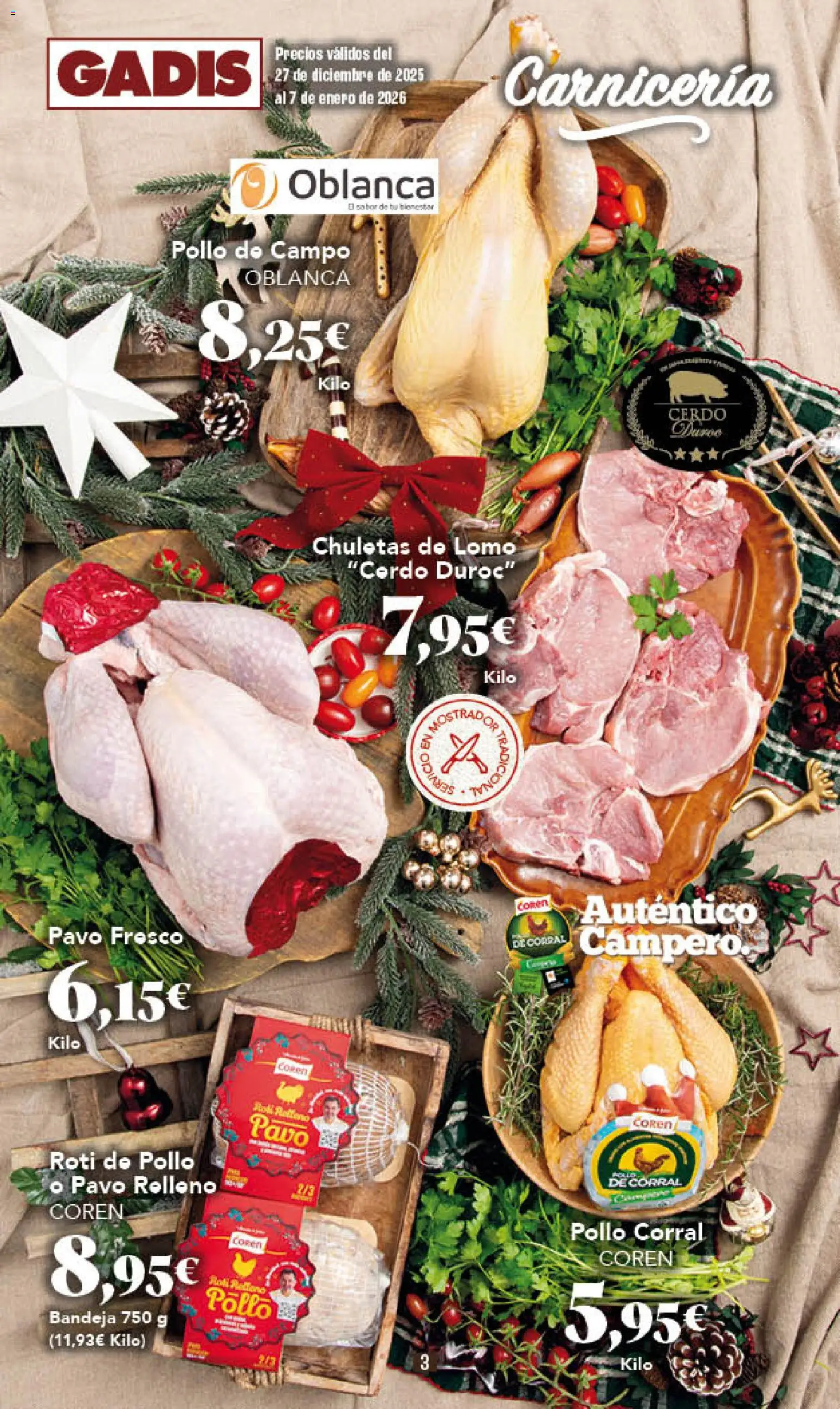 Gadis - folleto │ válido desde el 27.12.2025 | Página: 3 | Productos: Cerdo, Bandeja