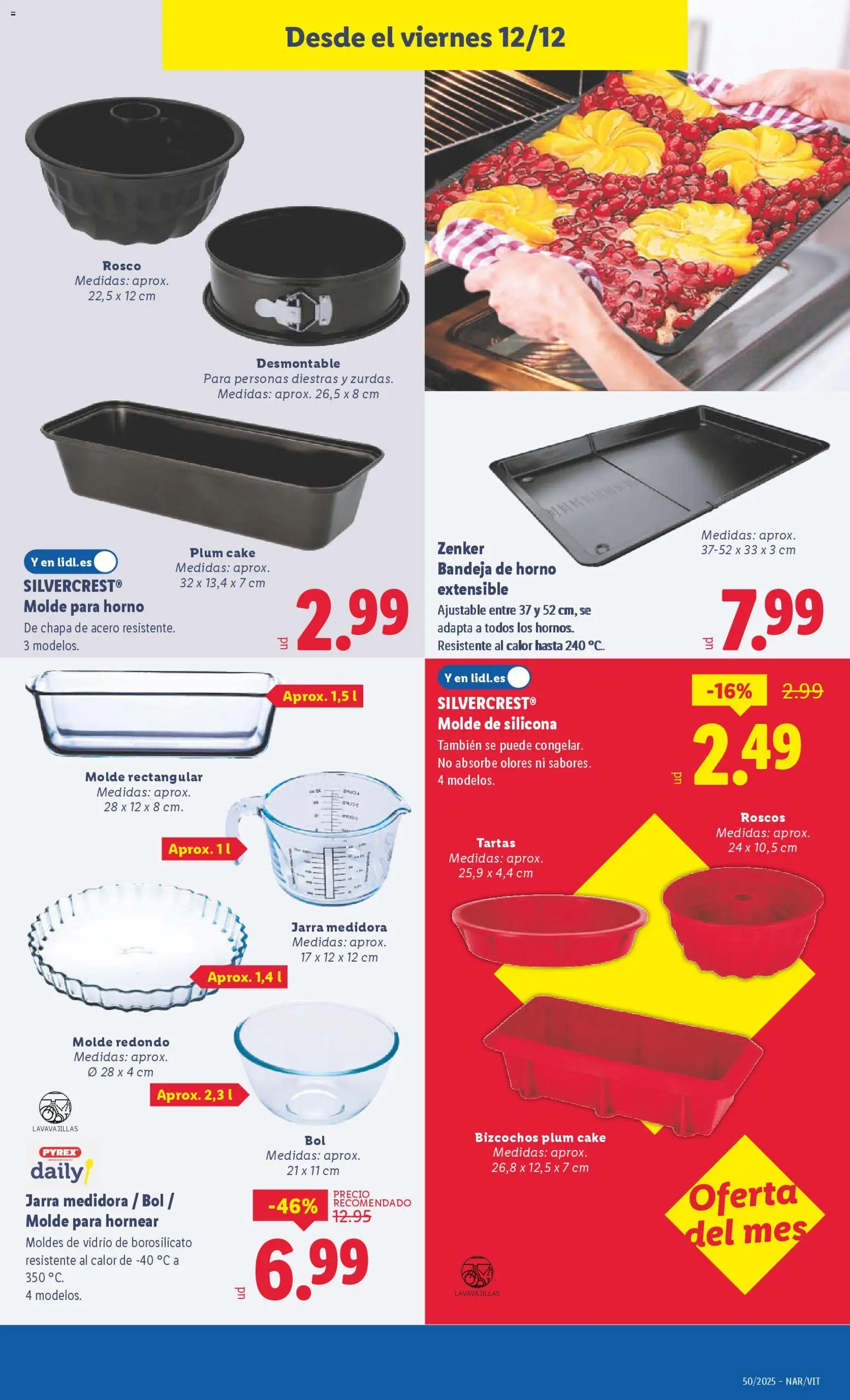 Lidl folleto de bazar │ válido desde el 08.12.2025 | Página: 29 | Productos: Horno, Lavavajillas, Bandeja