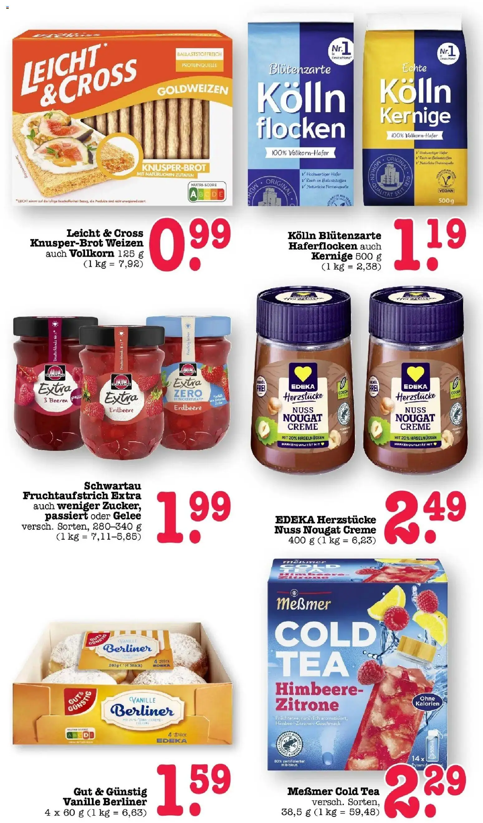 Edeka prospekt Offenbach	 – gültig ab 05.04.2026 | Seite: 38 | Produkte: Berliner, Kolln haferflocken, Kolln, Tür