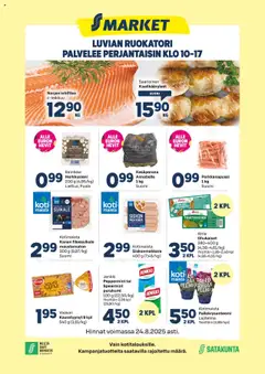 Katso S-market Luvia voimassa alkaen 21.08.2025