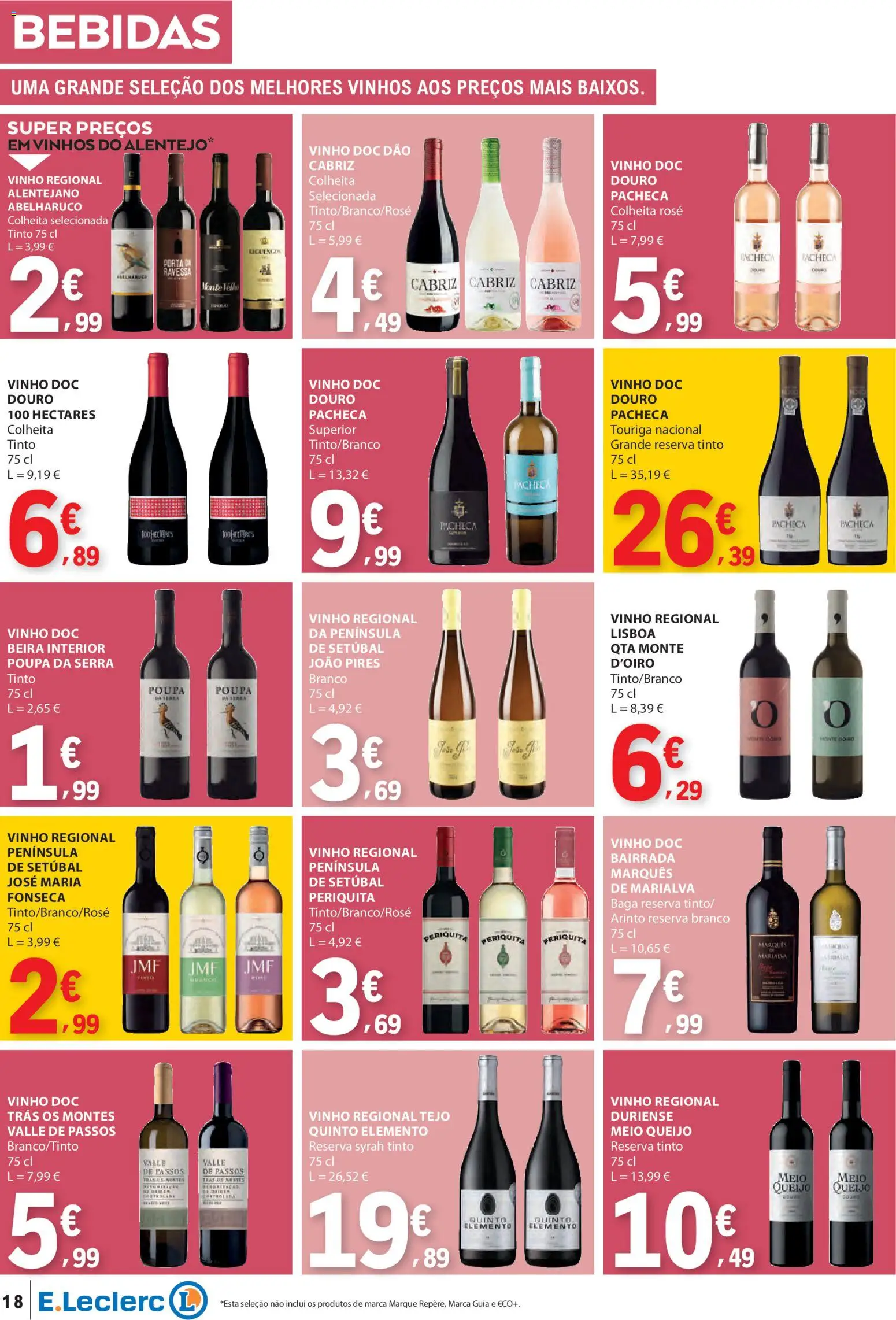 E.Leclerc folheto │ válido de 02.01.2026 | Página: 18 | Produtos: Porta, Queijo, Vinho