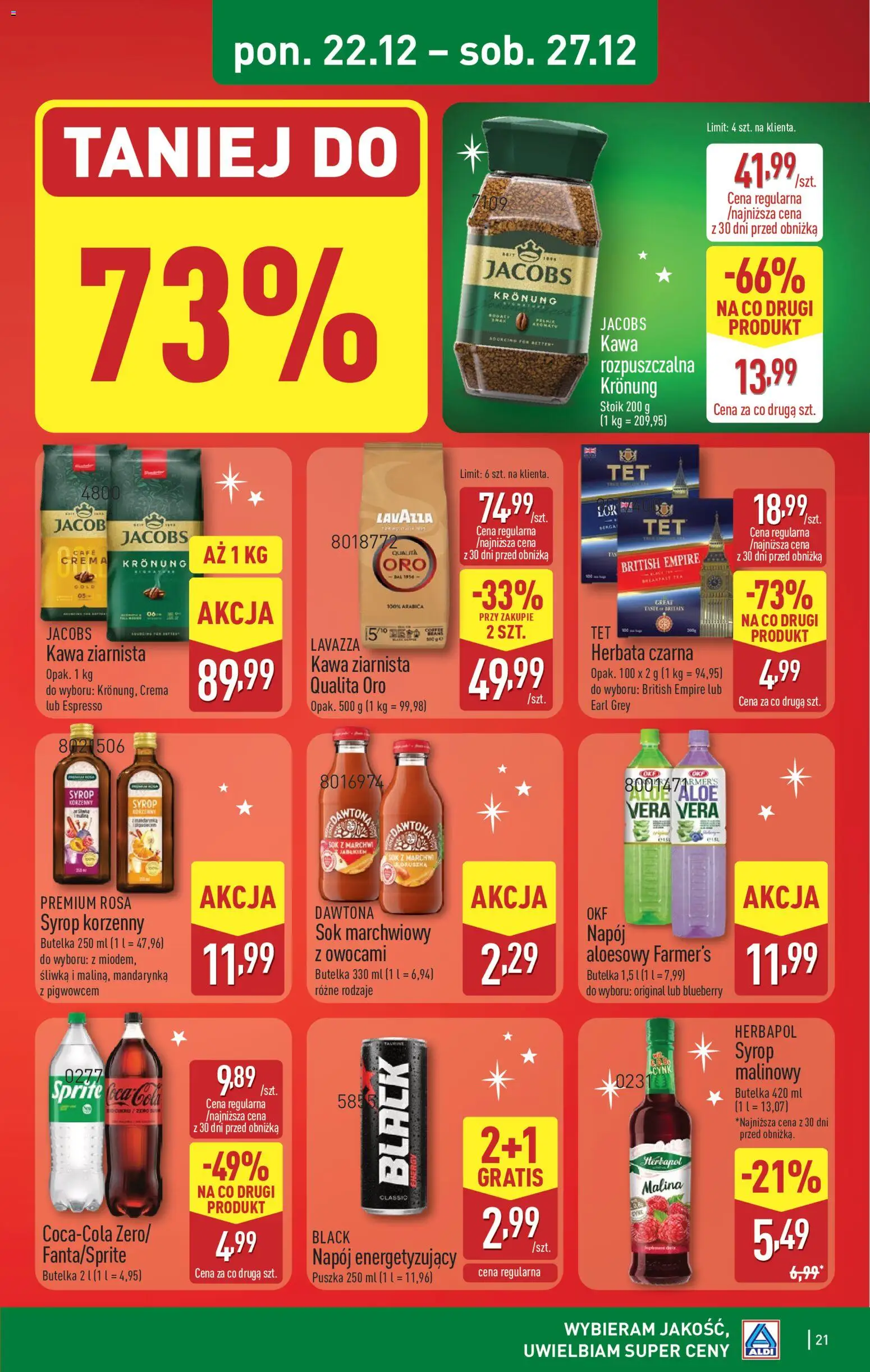 Aldi Gazetka od 22.12.2025 | Strona: 21
