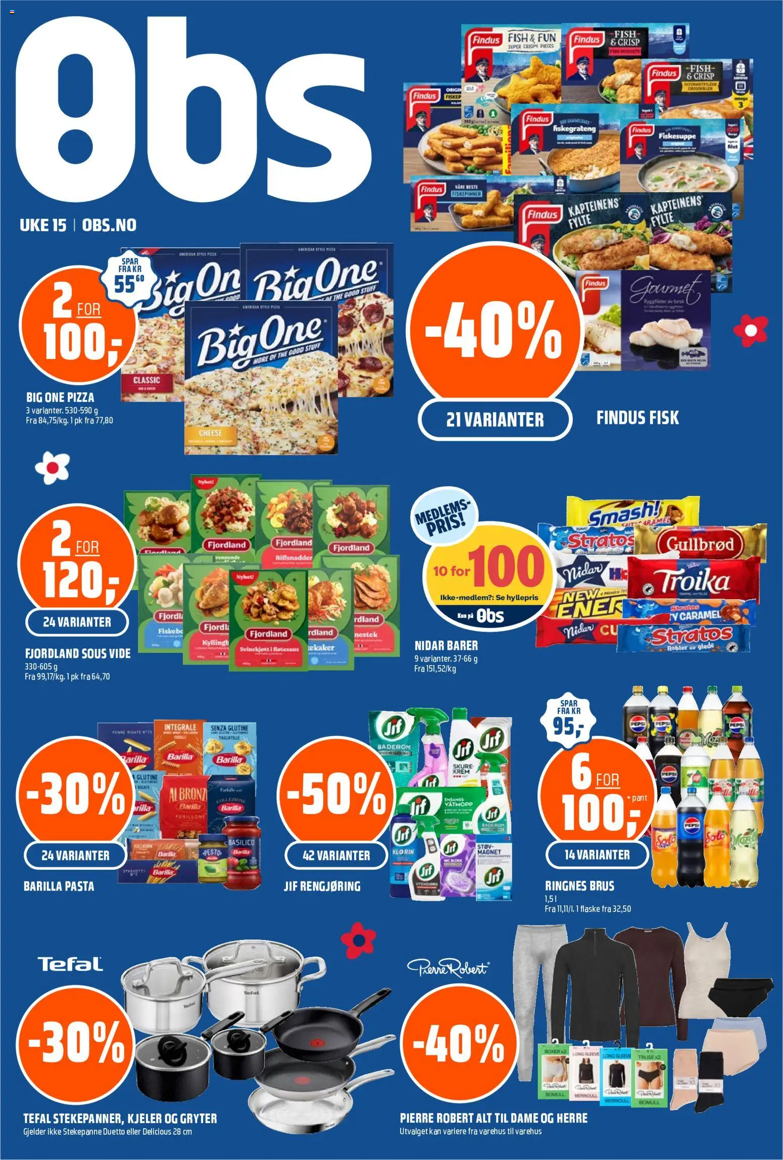 {H1} | Side: 1 | Produkter: Truse, Pizza, Pizzadej, Klorin