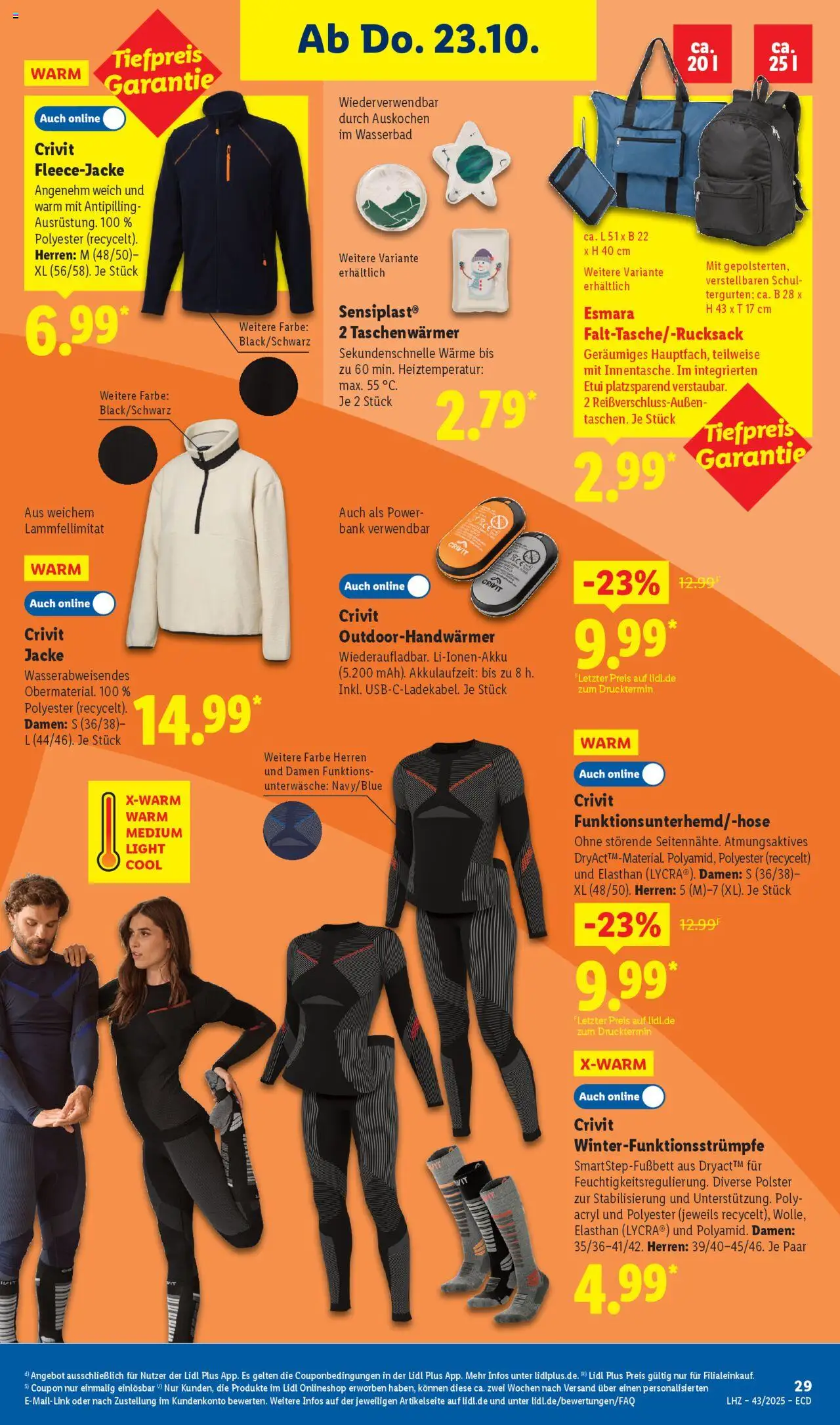 Lidl - Prospekt – gültig ab 20.10.2025 | Seite: 21 | Produkte: Jacke, Unterwäsche