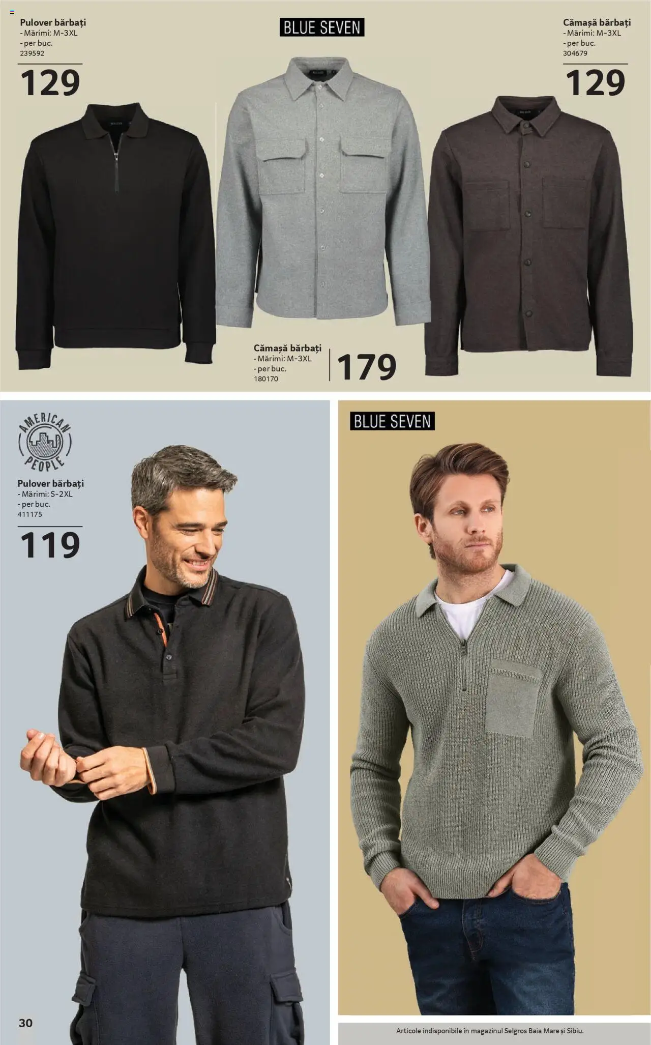 Noul catalog Selgros – valabil de la 19.09.2025 | Pagină: 30 | Produse: Pulover