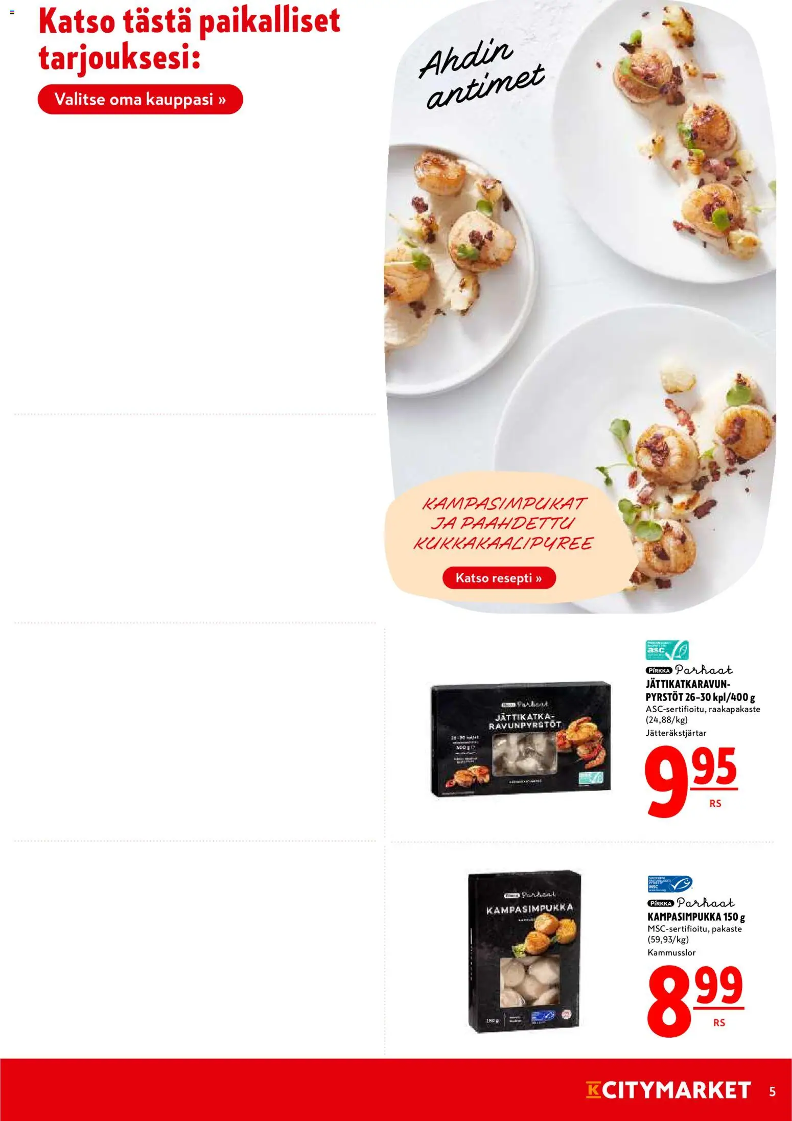 K-Citymarket tarjoukset – voimassa 23.10.2025 alkaen | Sivu: 5