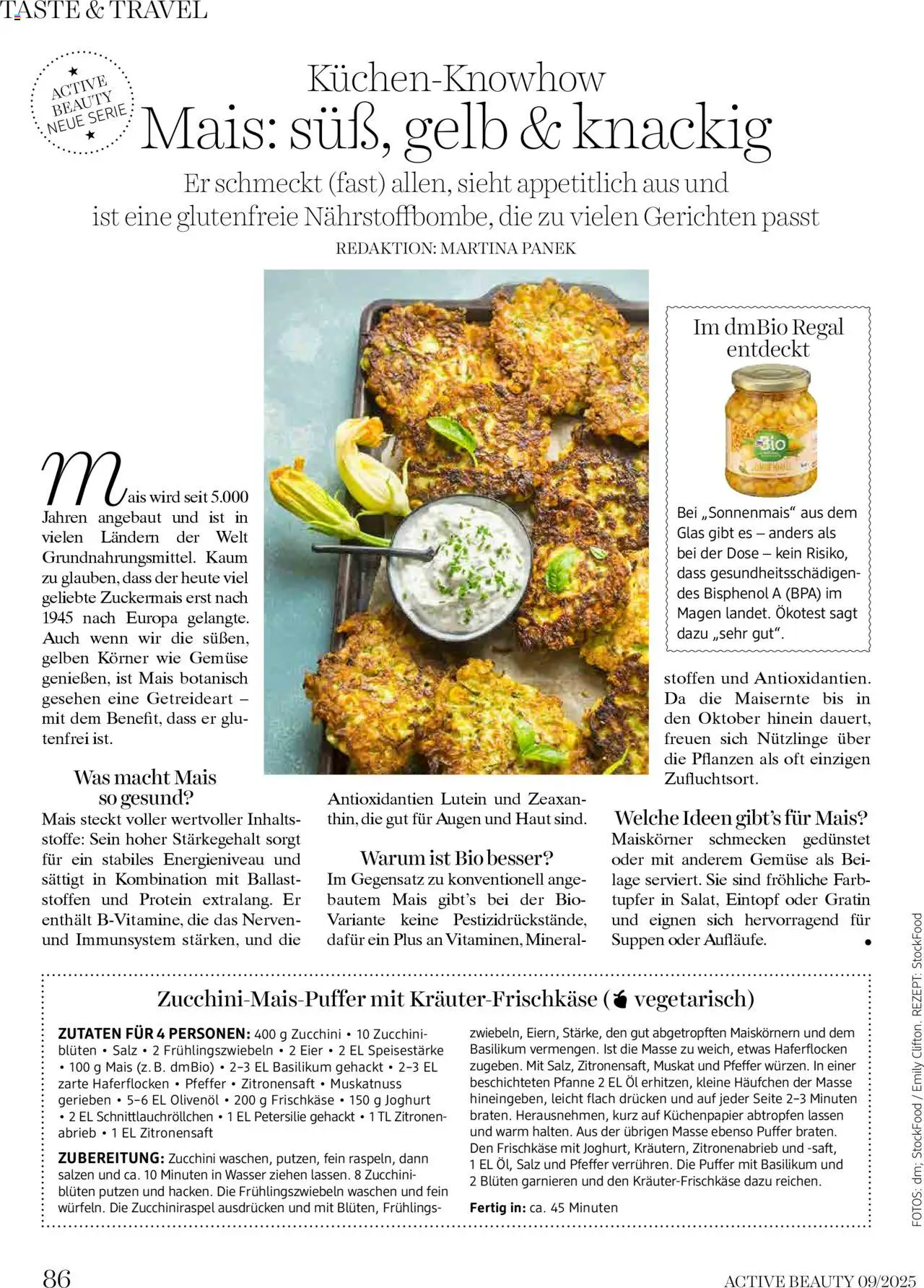 dm drogerie markt Active Beauty Magazin 09/2025 gültig ab 10.09.2025 | Seite: 86 | Produkte: Wasser, Petersilie, Eier, Öl