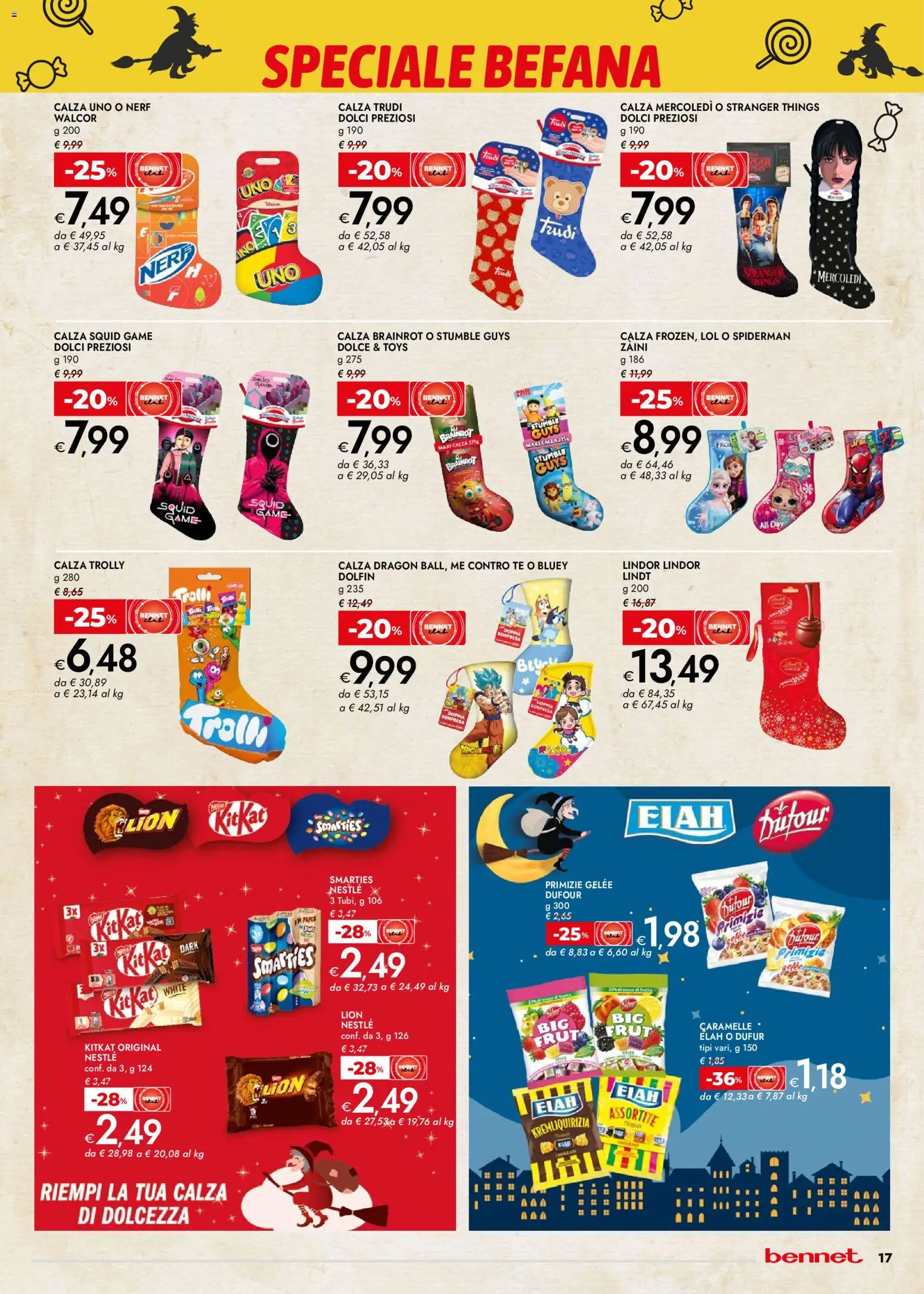 Volantino bennet del 27.12.2025 | Pagina: 17 | Prodotti: Tè, Caramelle