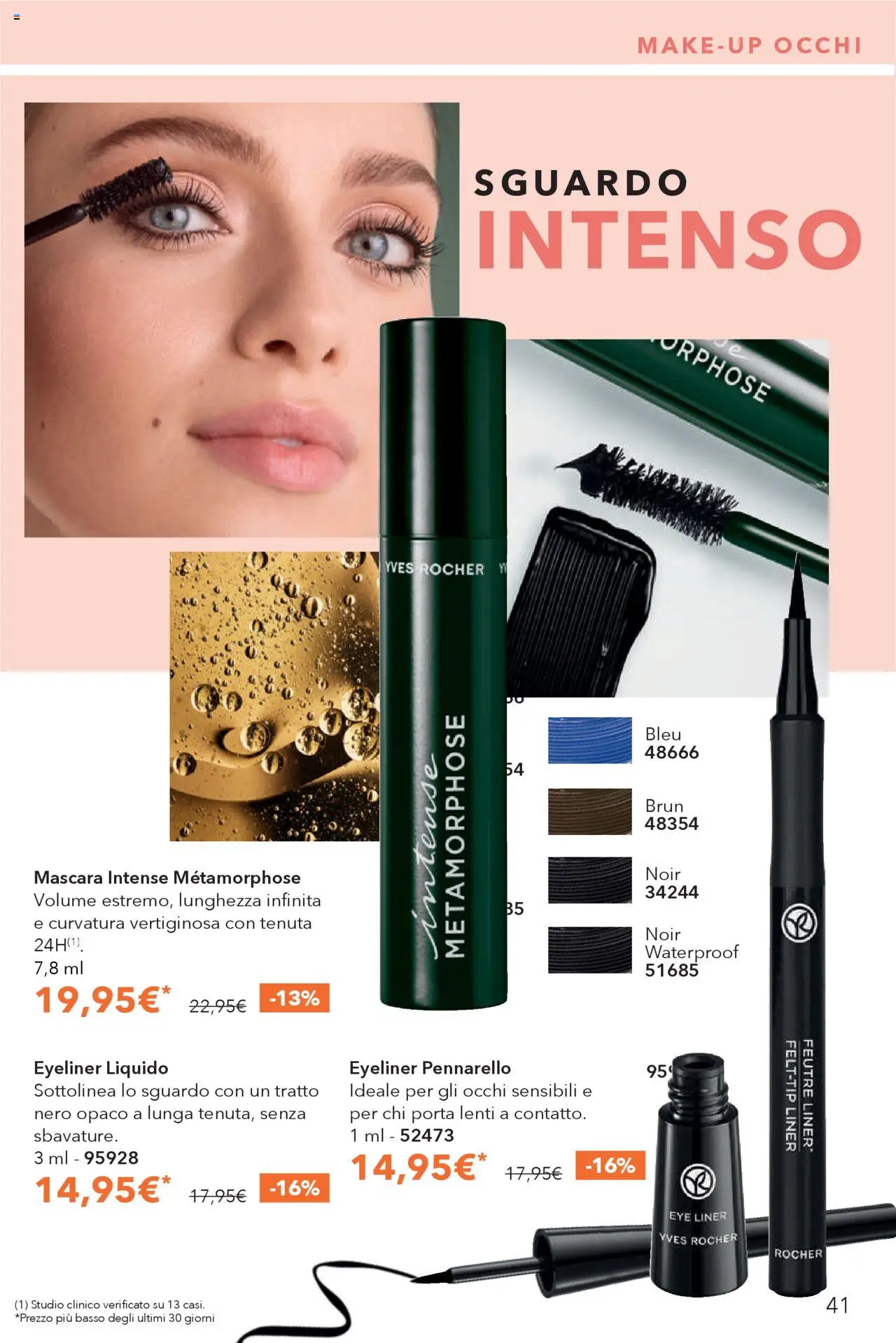 Volantino Yves Rocher del 23.09.2025 | Pagina: 41 | Prodotti: Mascara, Eyeliner