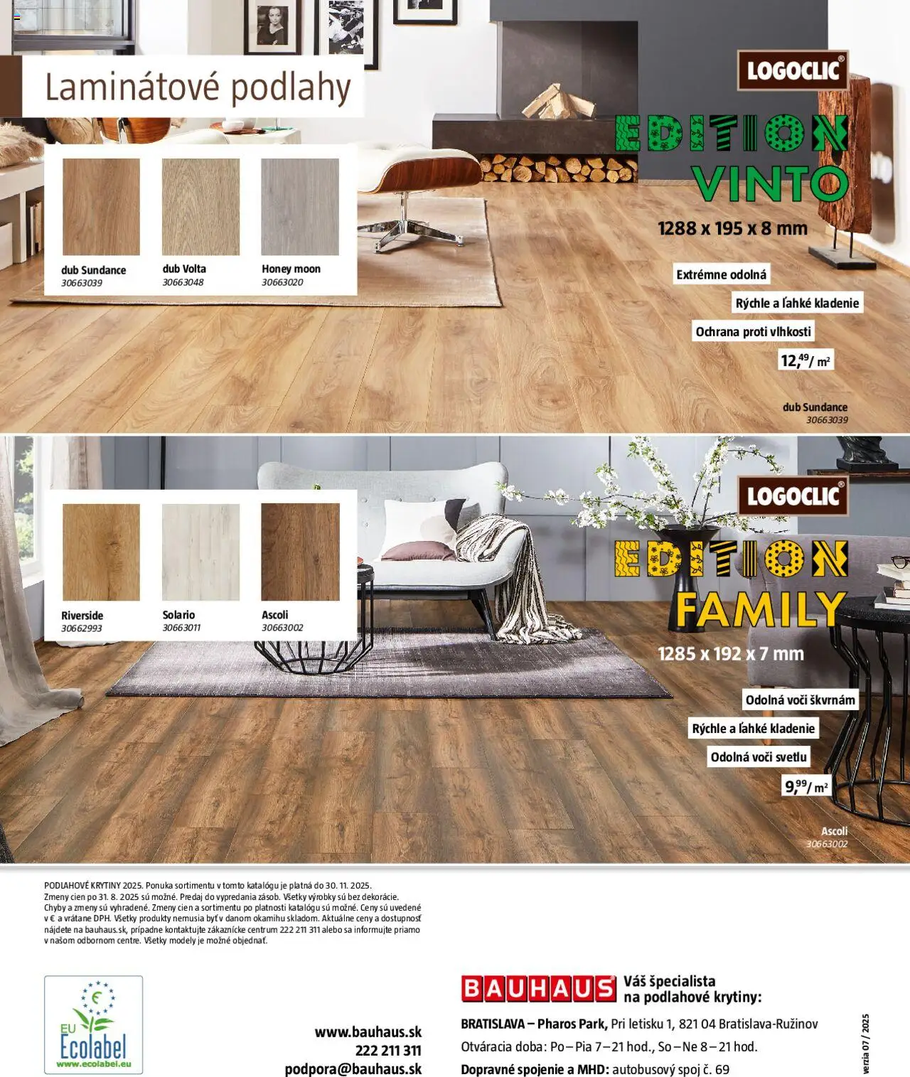 Bauhaus katalóg Podlahové krytiny │ platný od 04.08.2025 | Strana: 100