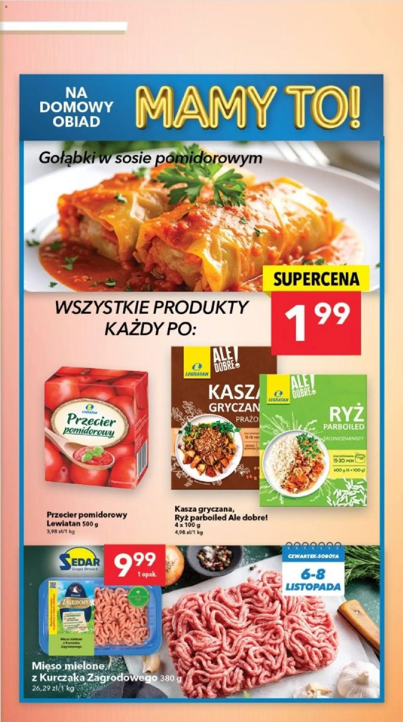 Lewiatan gazetka - Lublin od 06.11.2025 | Strona: 5 | Produkty: Kasza, Przecier pomidorowy, Mięso mielone, Ryż