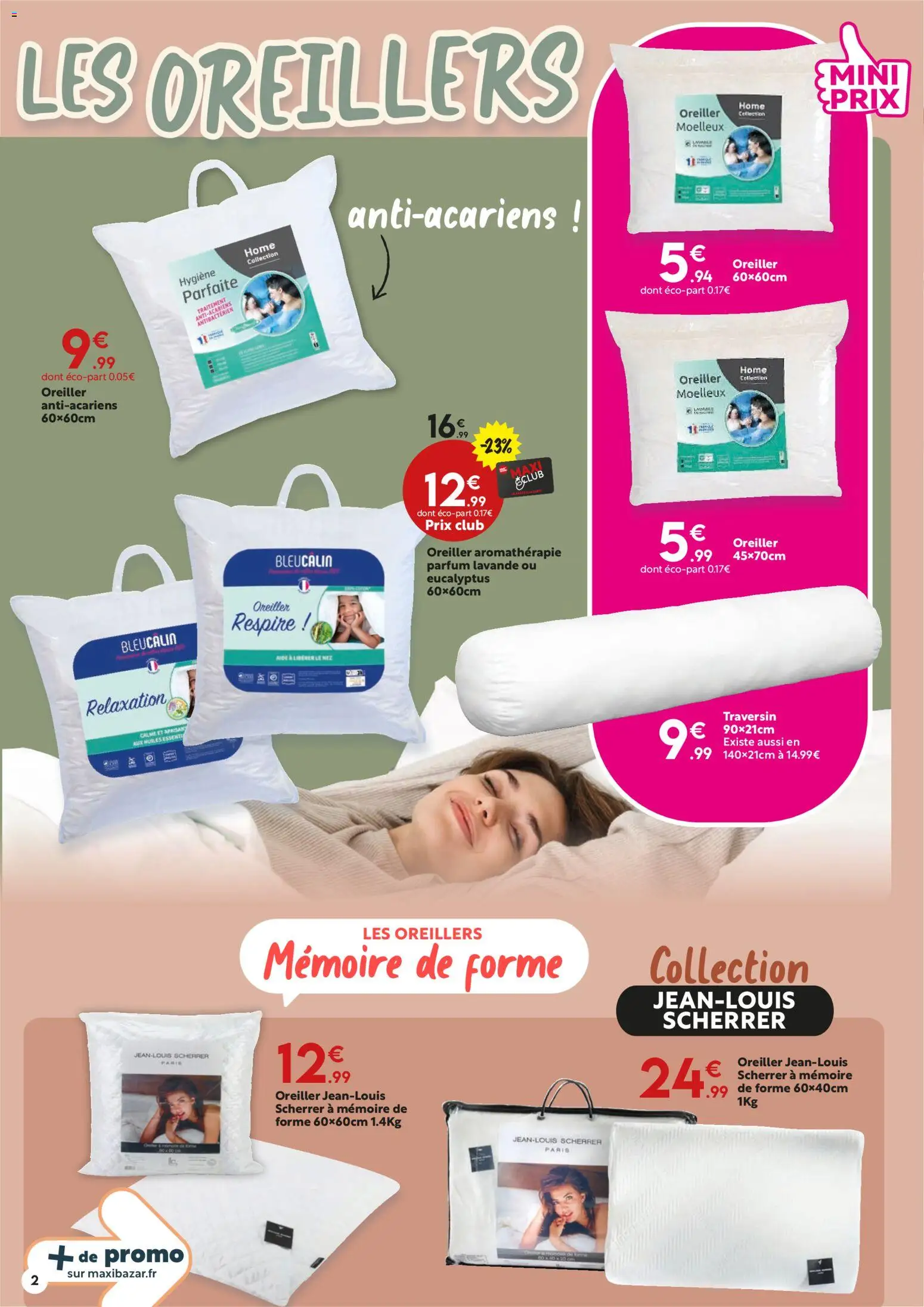 {H1} | Page: 2 | Produits: Lavande, Parfum, Oreiller