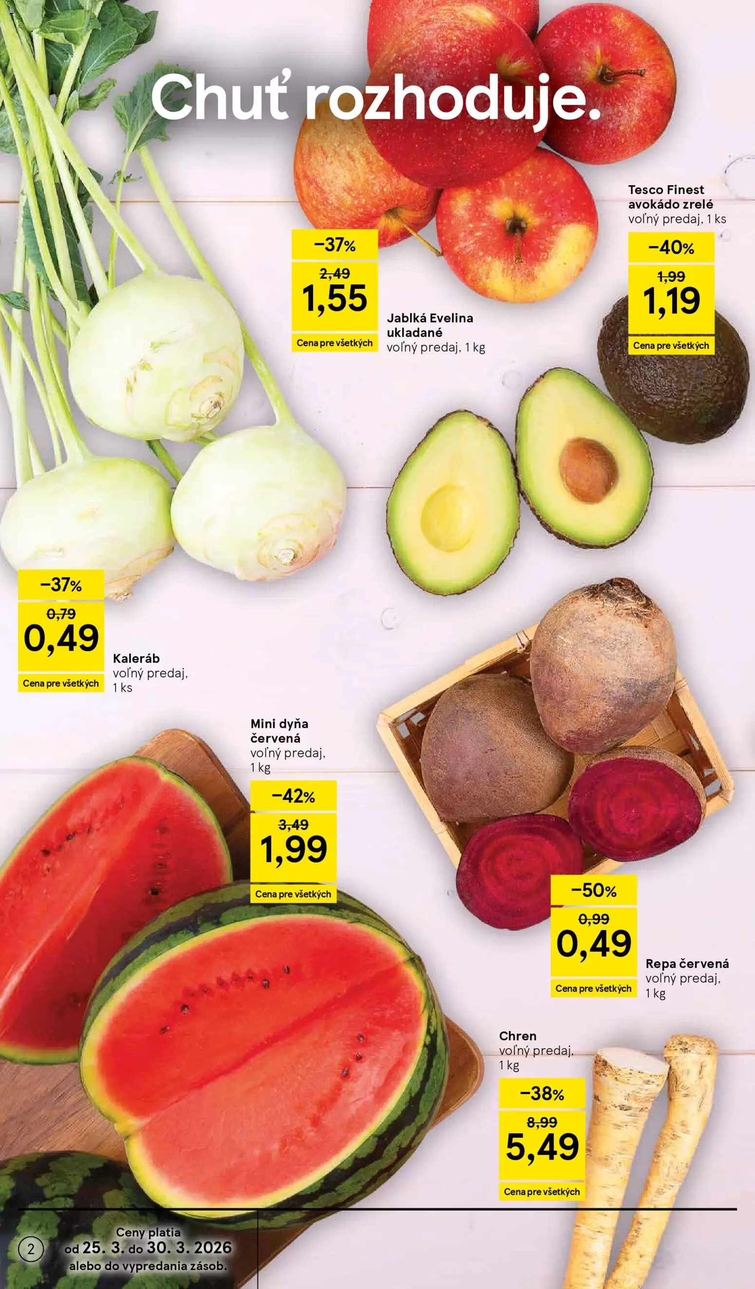 Tesco Hypermarket - leták od 25.03.2026 » Pozrite si limitované zľavy a ušetrite ešte dnes! | Slovenská republika