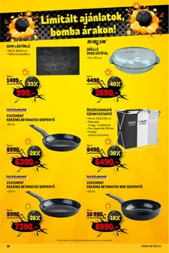 Metro - Élelmiszer és Szezonális katalógus 2026/02 - amely érvényes a következő dátumtól: 01.02.2026 | Oldal: 38 | Termékek: Lábtörlő, Szennyestartó, Serpenyő
