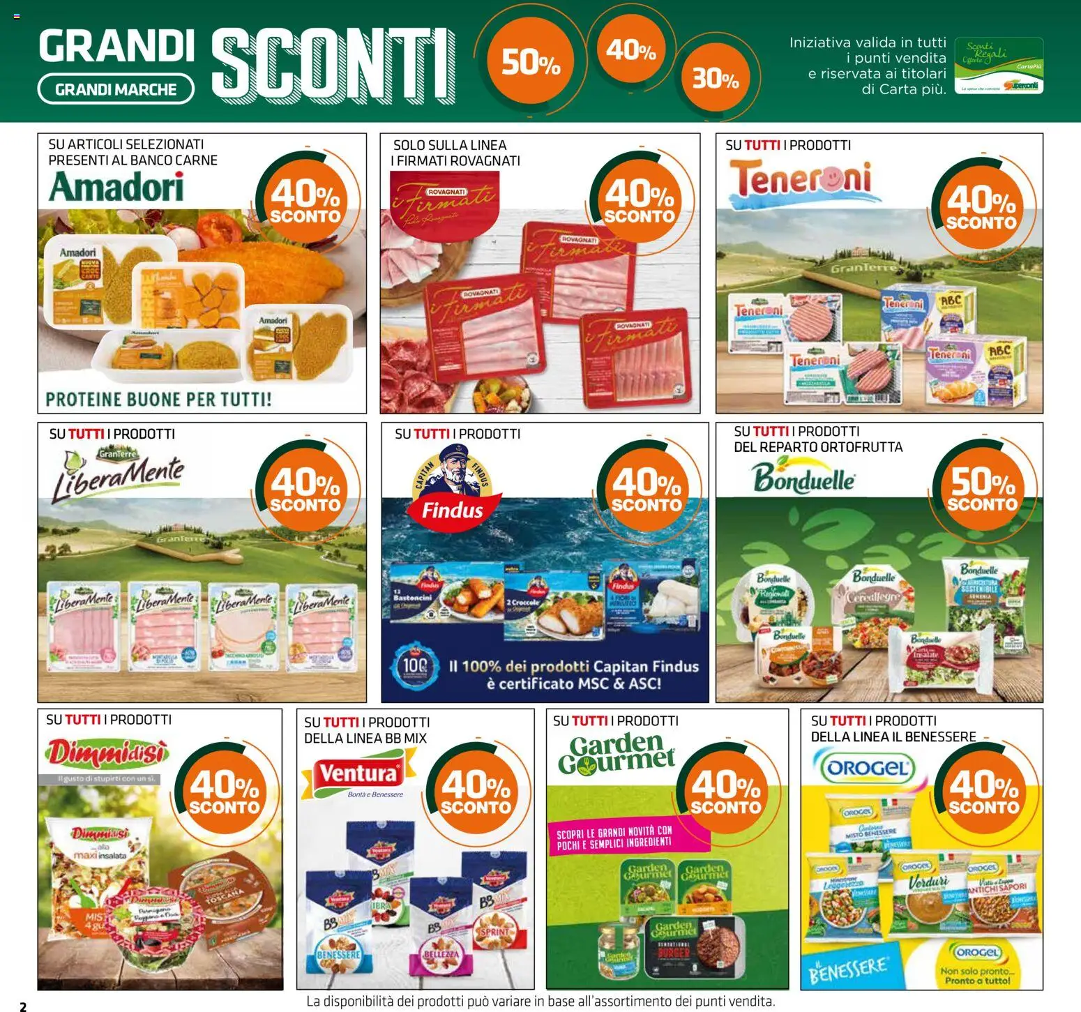 Volantino Superconti del 12.02.2026 | Pagina: 2 | Prodotti: Minestrone, Insalata