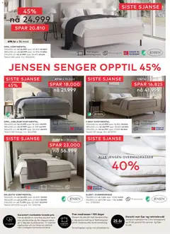 Forhåndsvisning av Skeidar kundeavis gyldig fra 07.04.2026 | Side: 22 | Produkter: Overmadrass, Madrass, Lys