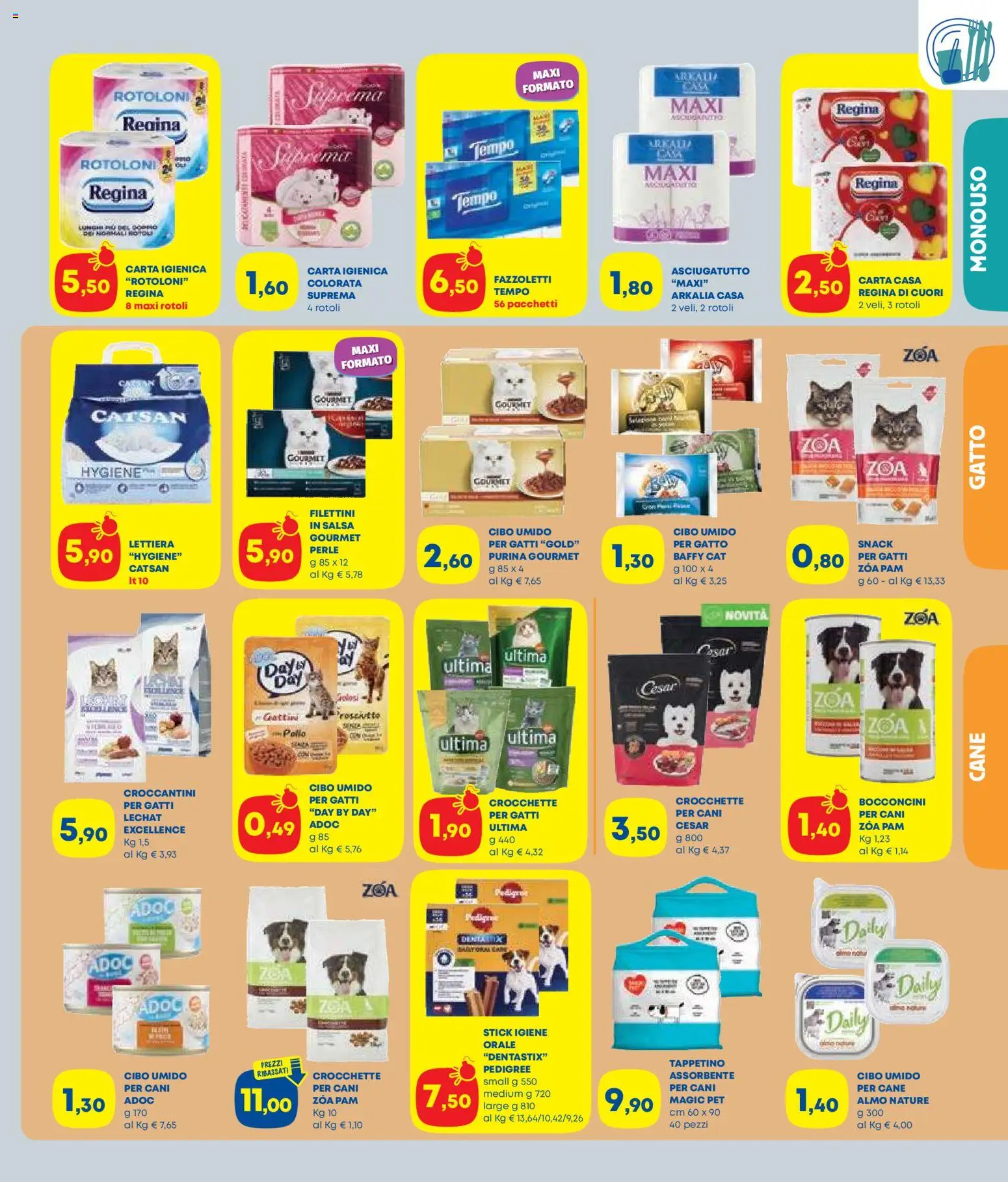 Volantino Panorama del 06.11.2025 | Pagina: 9 | Prodotti: Carta igienica, Salsa, Prosciutto, Crocchette